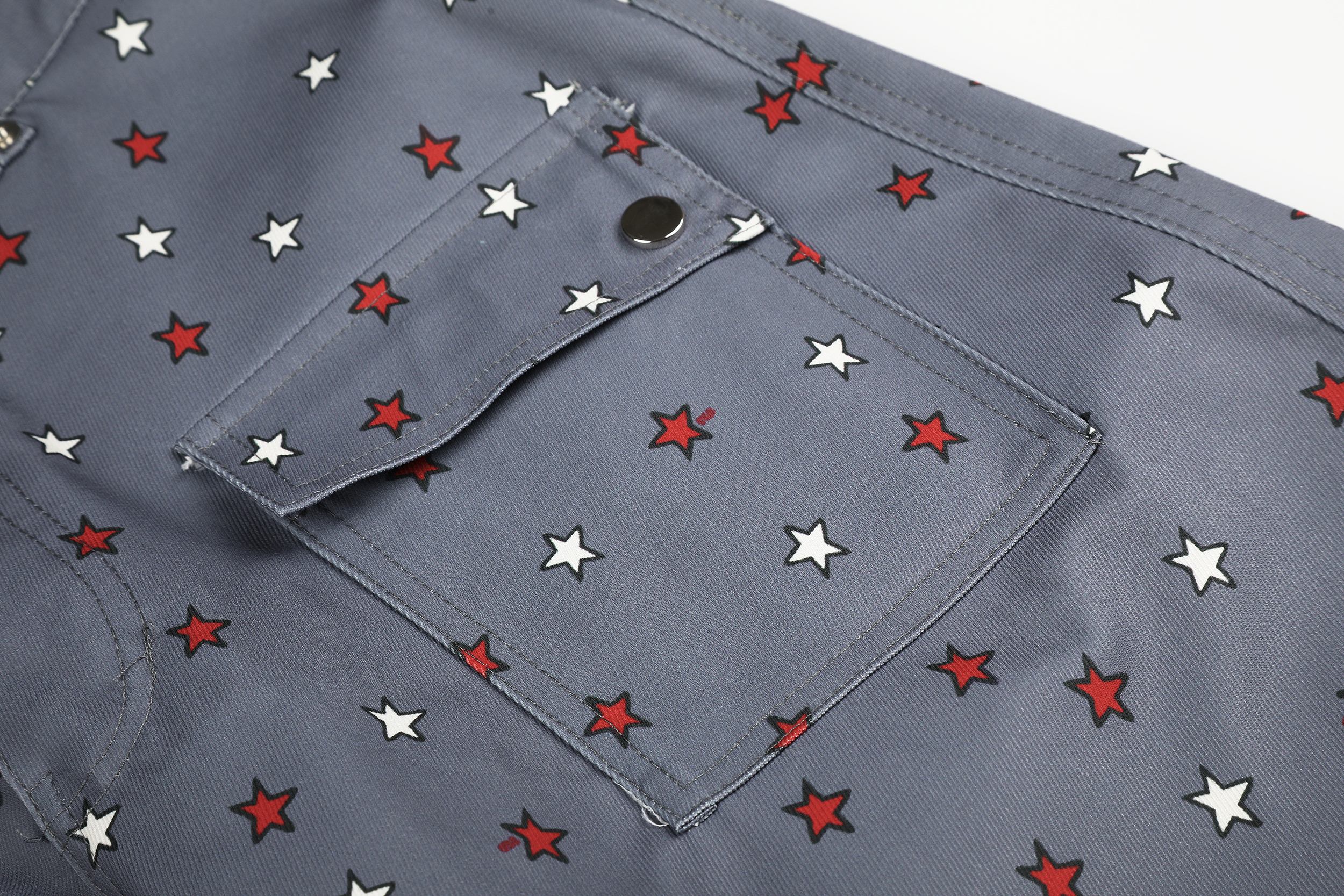 Star Print Wide-Leg Balloon Jeans | Y2K Streetwear Pants