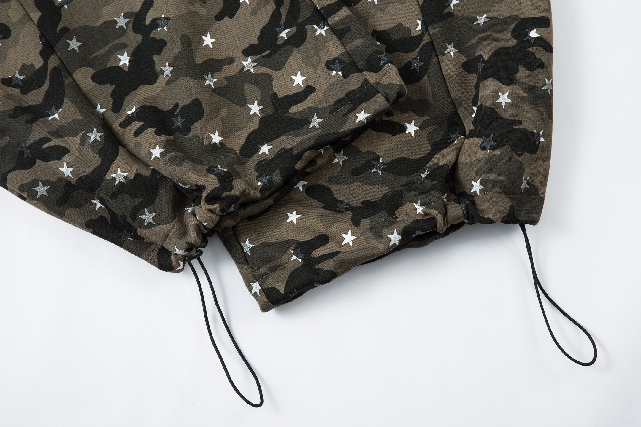 Omirad Star Camo Wide-Leg Sweatpants | Military Streetwear