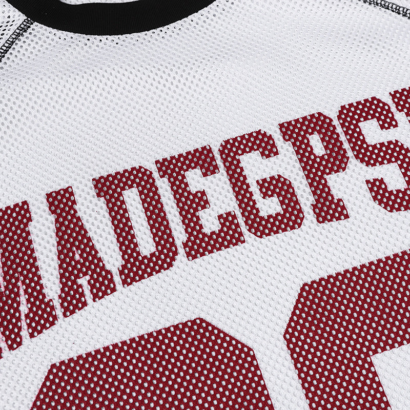Omirad Mesh Varsity Jersey | Breathable Athletic Street Top