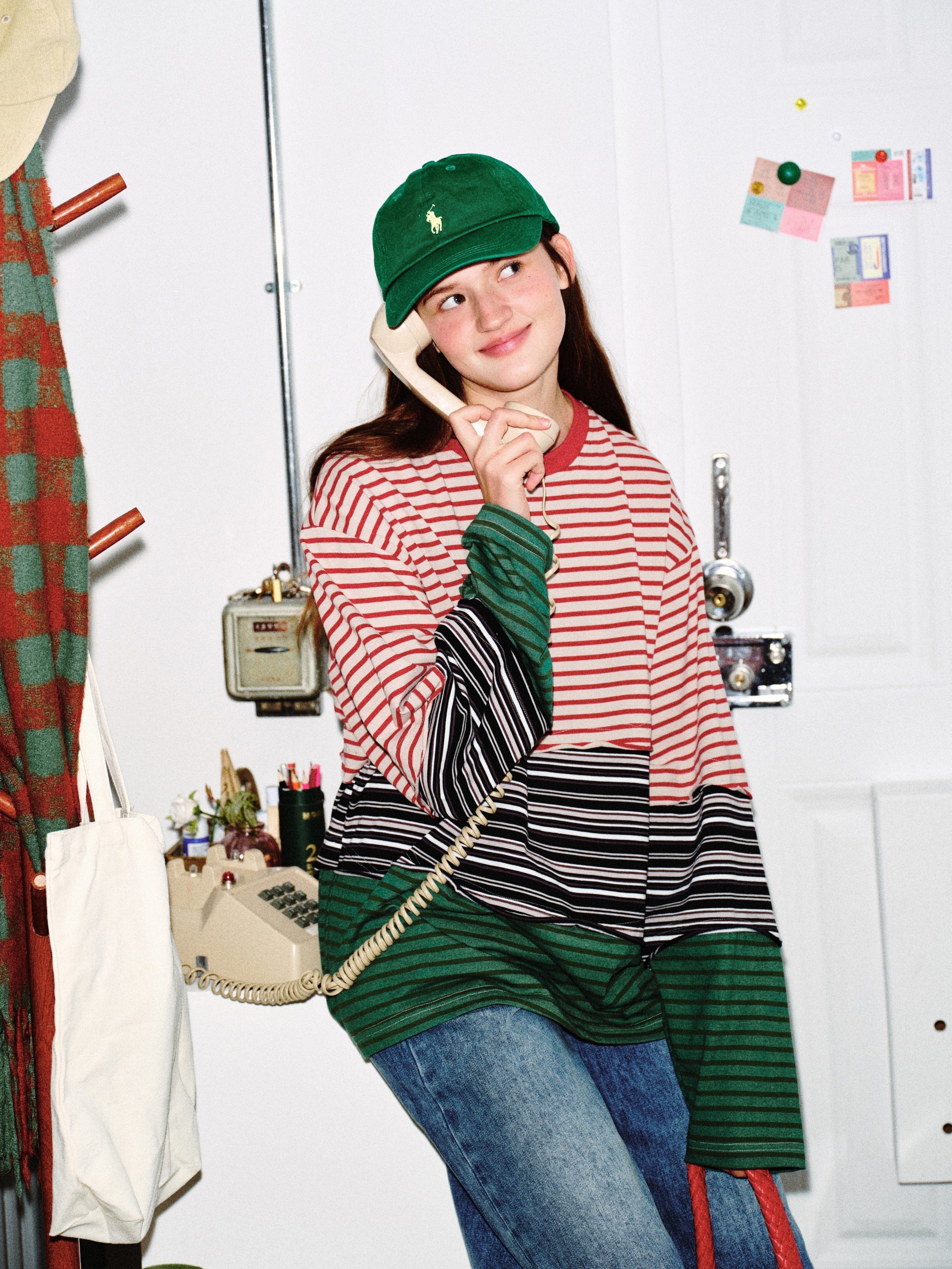 Color-Block Striped Long Sleeve Tee | Streetwear Cotton Top