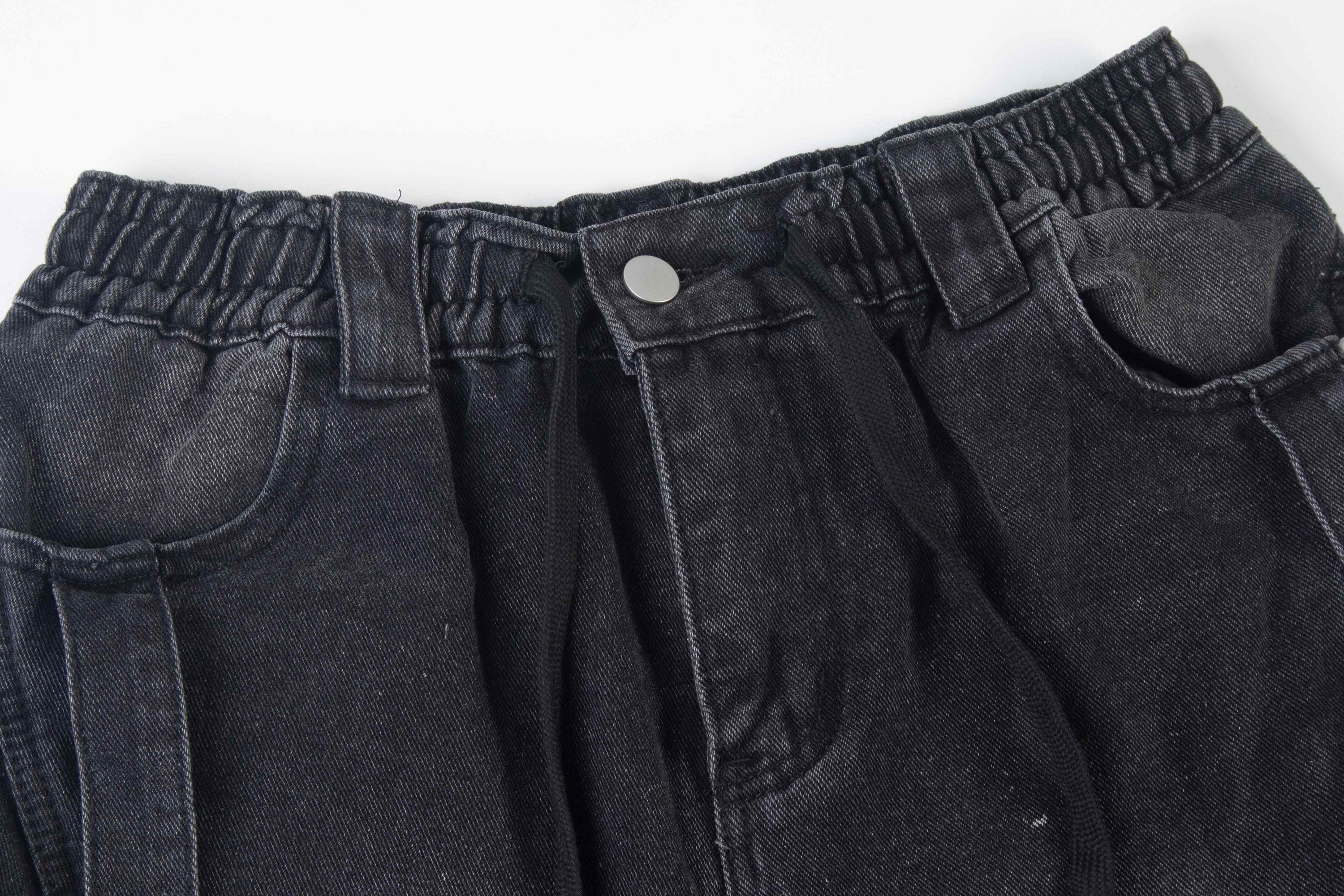 Baggy Cargo Denim Jeans | Multi-Pocket Y2K Streetwear