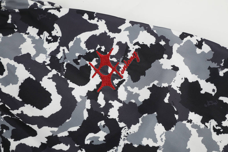 Abstract Camo Wide-Leg Sweatpants | Oversized Streetwear