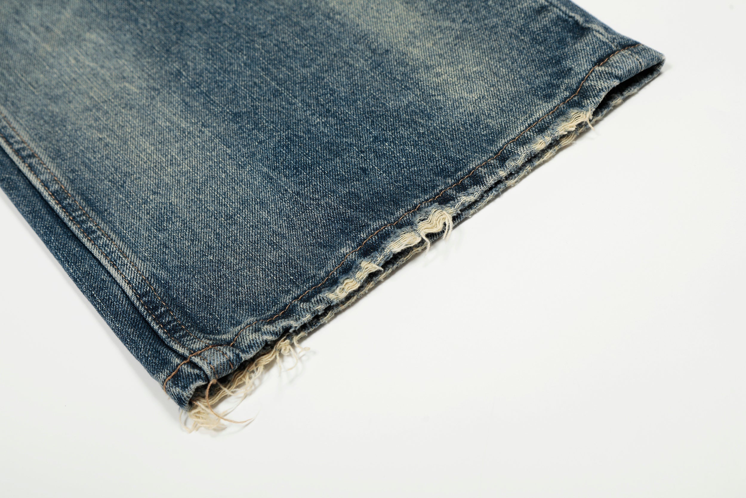 Omirad Vintage Washed Distressed Wide-Leg Jeans