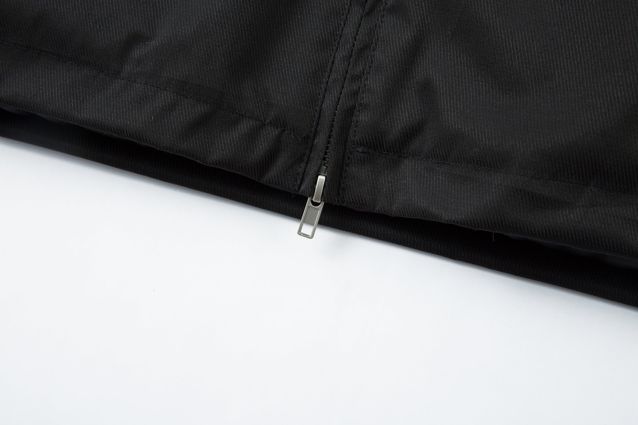 Racing Patch Faux Fur Hood Jacket | Color-Block Nylon