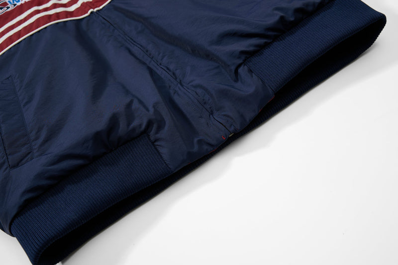 Retro Racing Colorblock Bomber Jacket | MAFA Vintage