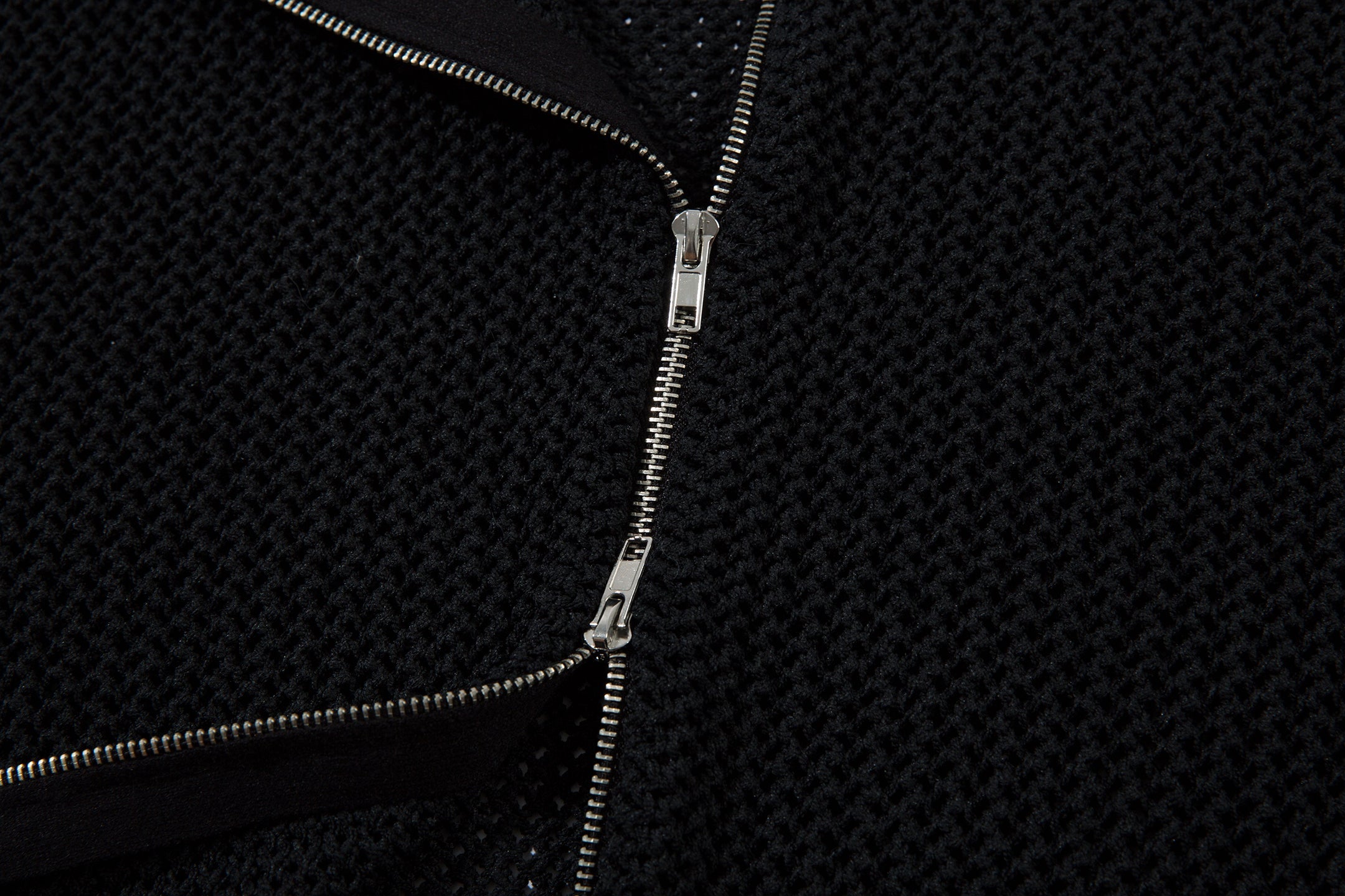 Omirad Mesh Knit Track Jacket | Retro Stripe Bomber