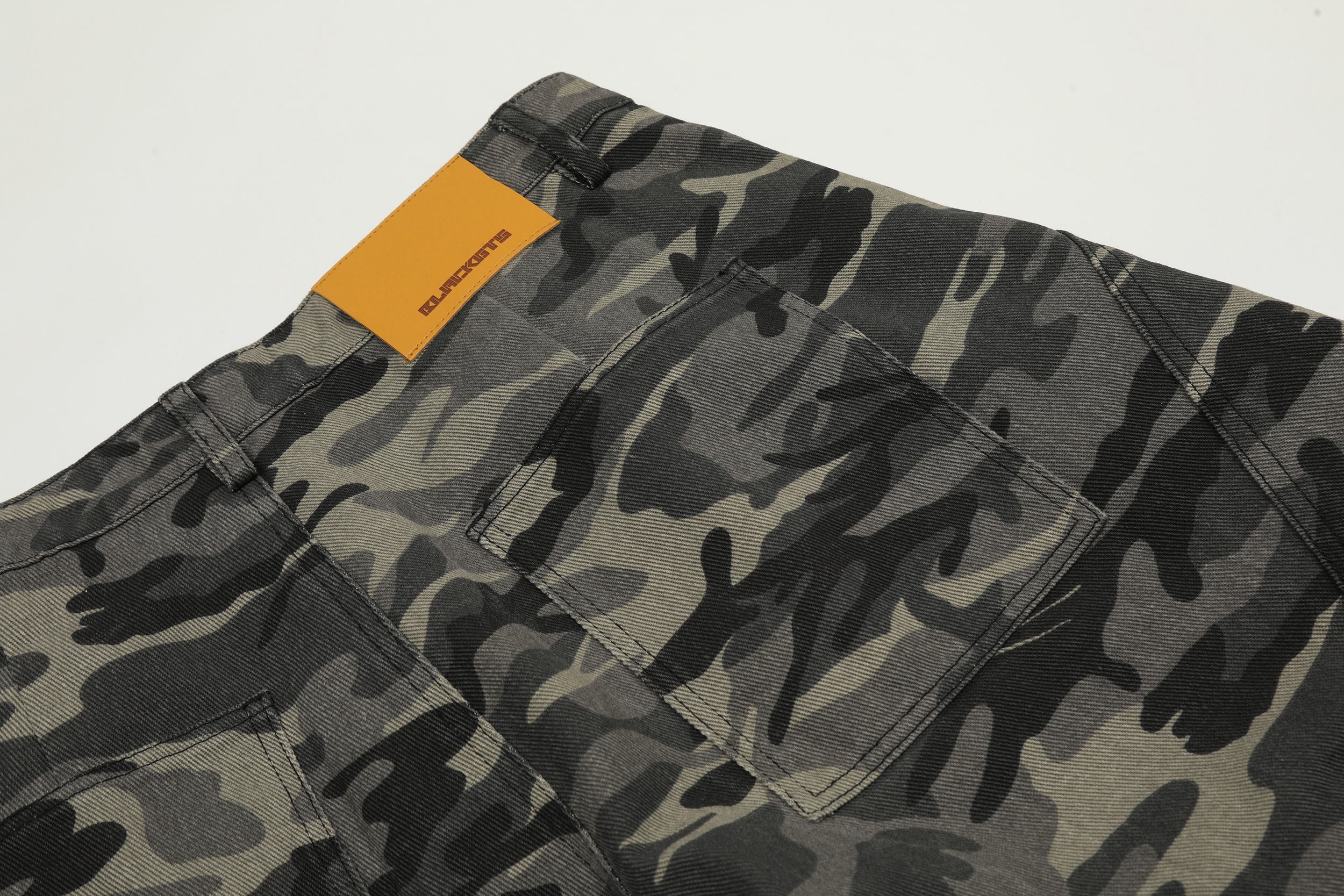 Camouflage Cargo Barrel Pants | Wide Leg Streetwear