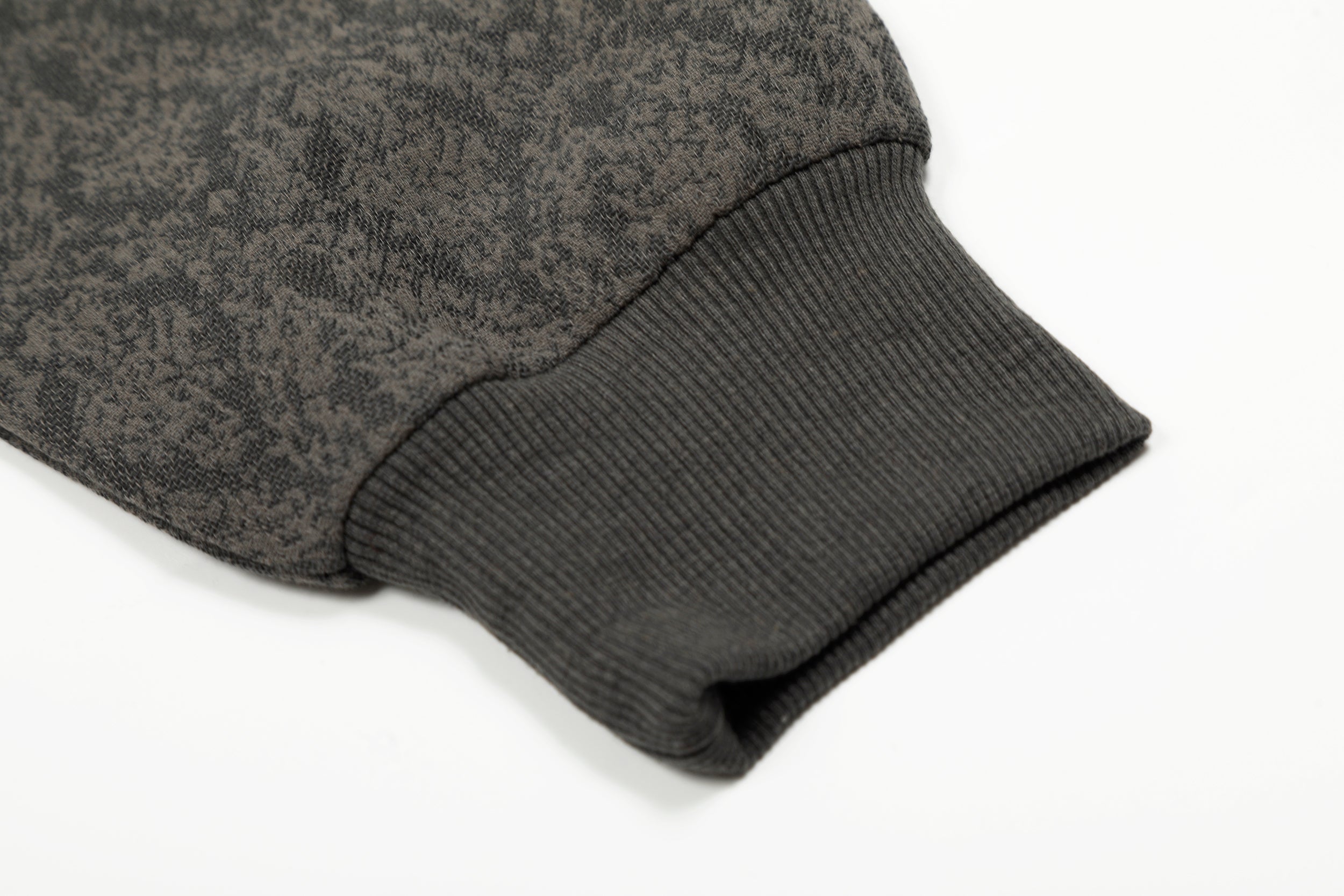Omirad All-Over Patterned Zip-Up Hoodie | Streetwear