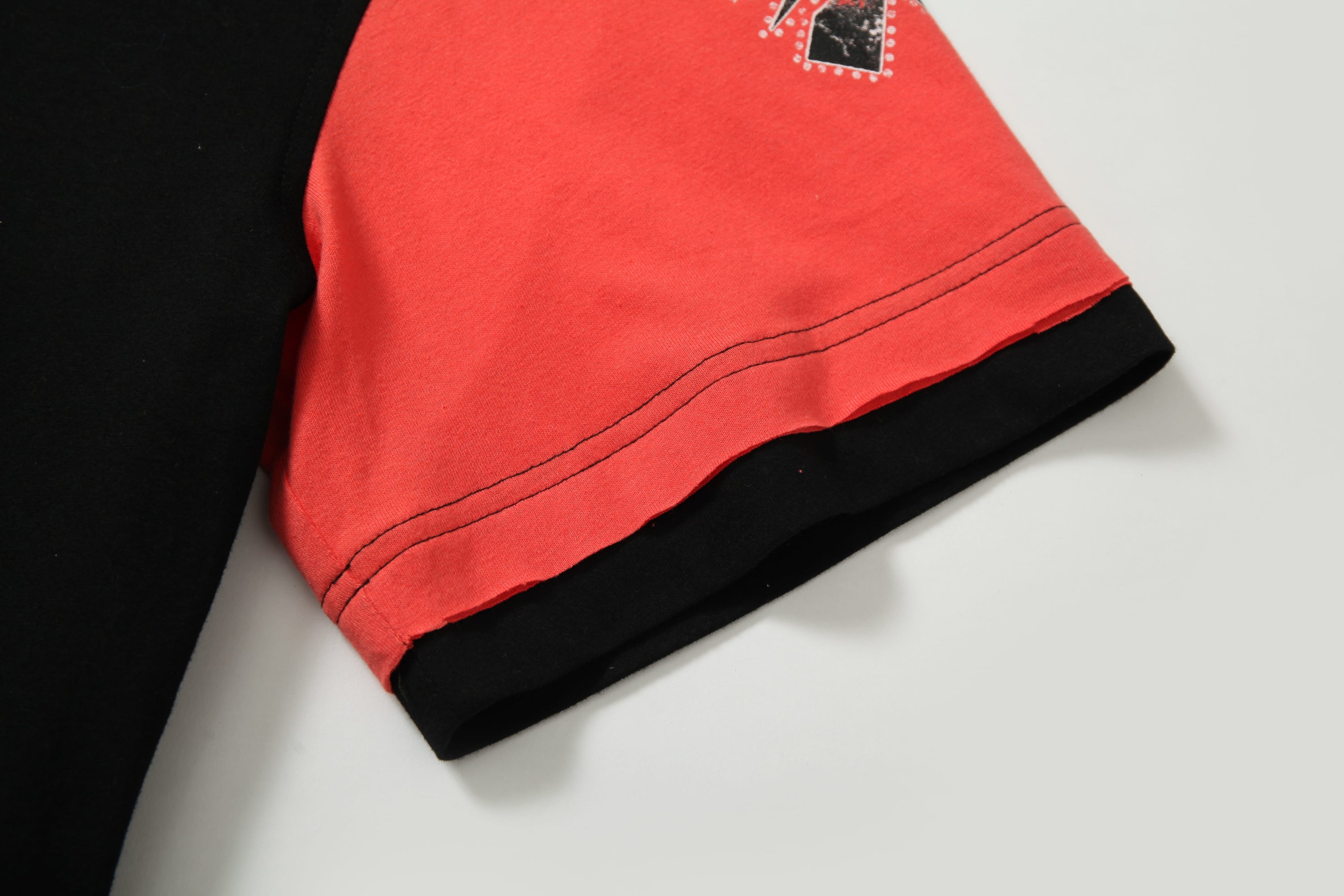 Omirad Graphic Patchwork Crop Tee | Underground Streetwear