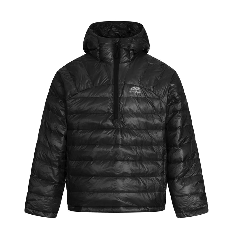 Omirad Lightweight Nylon Puffer Pullover Jacket with Hood