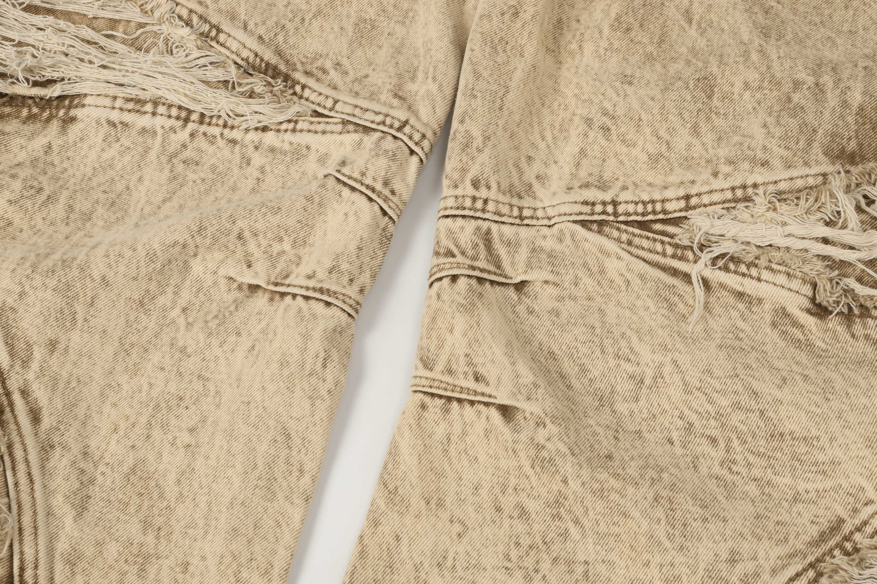 Omirad Vintage Distressed Panel Jeans | Wide Leg Streetwear