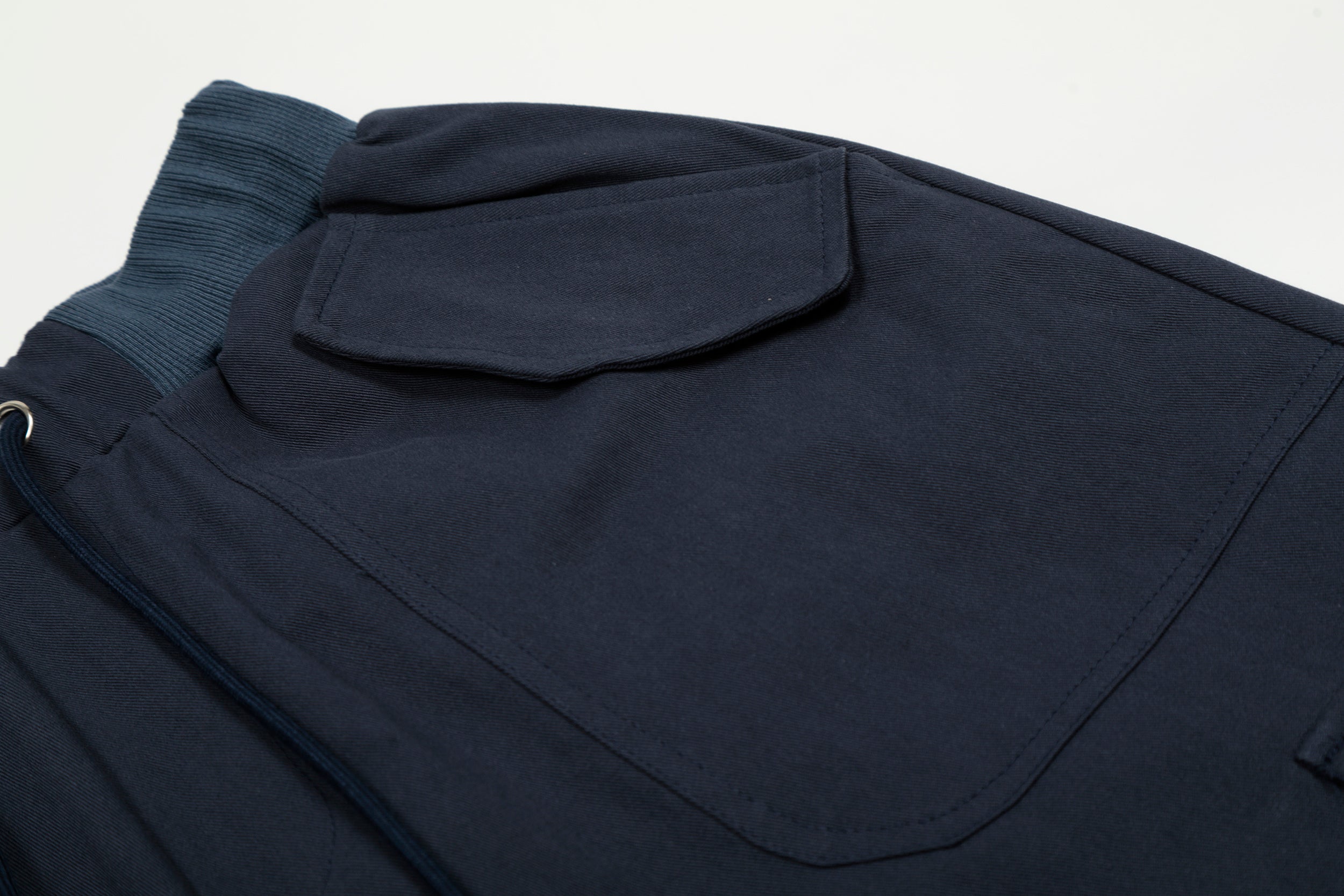Omirad Utility Wide-Leg Cargo Pants | Navy Streetwear