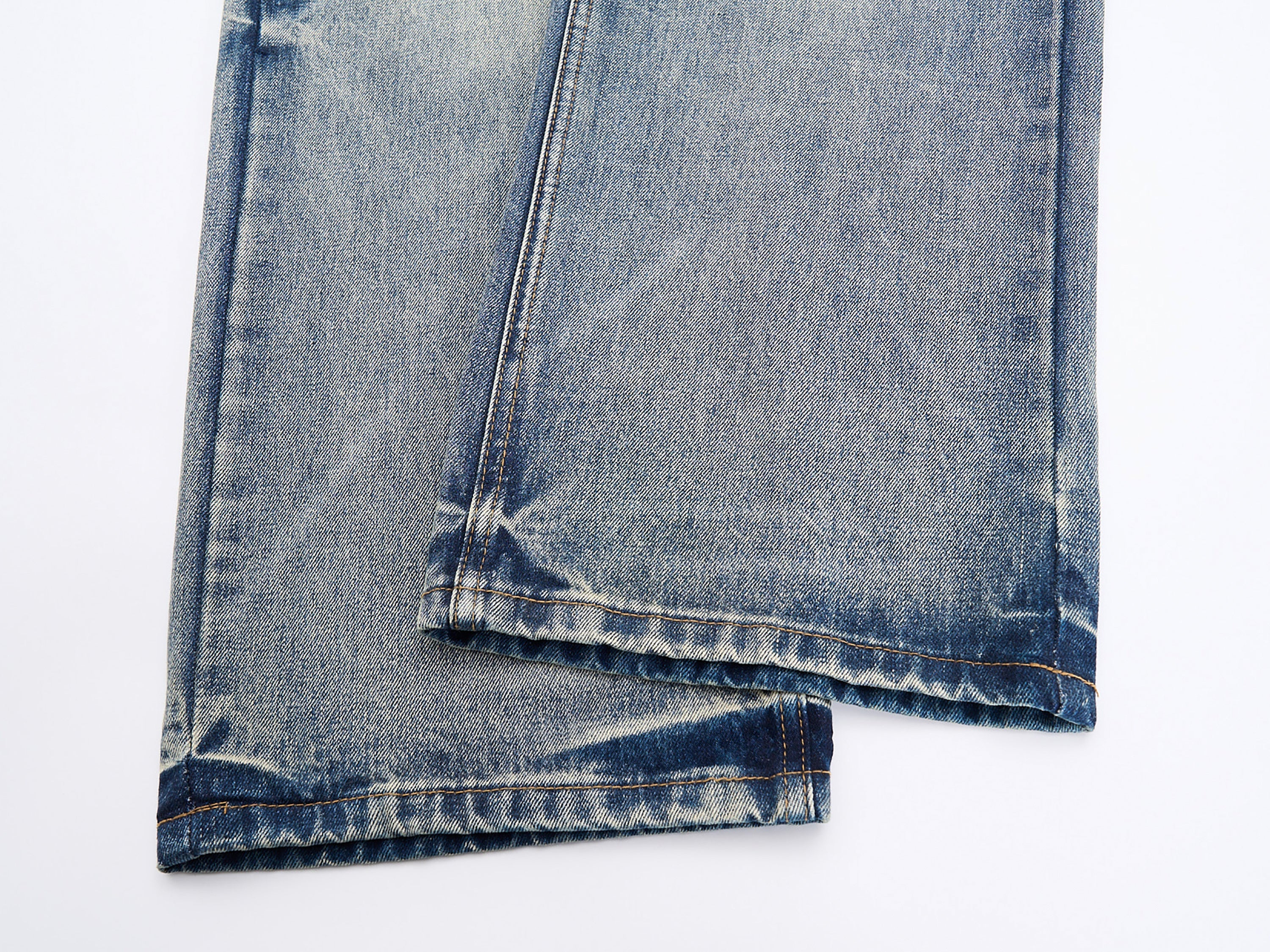 Omirad Vintage Washed Wide-Leg Jeans | 100% Cotton Denim
