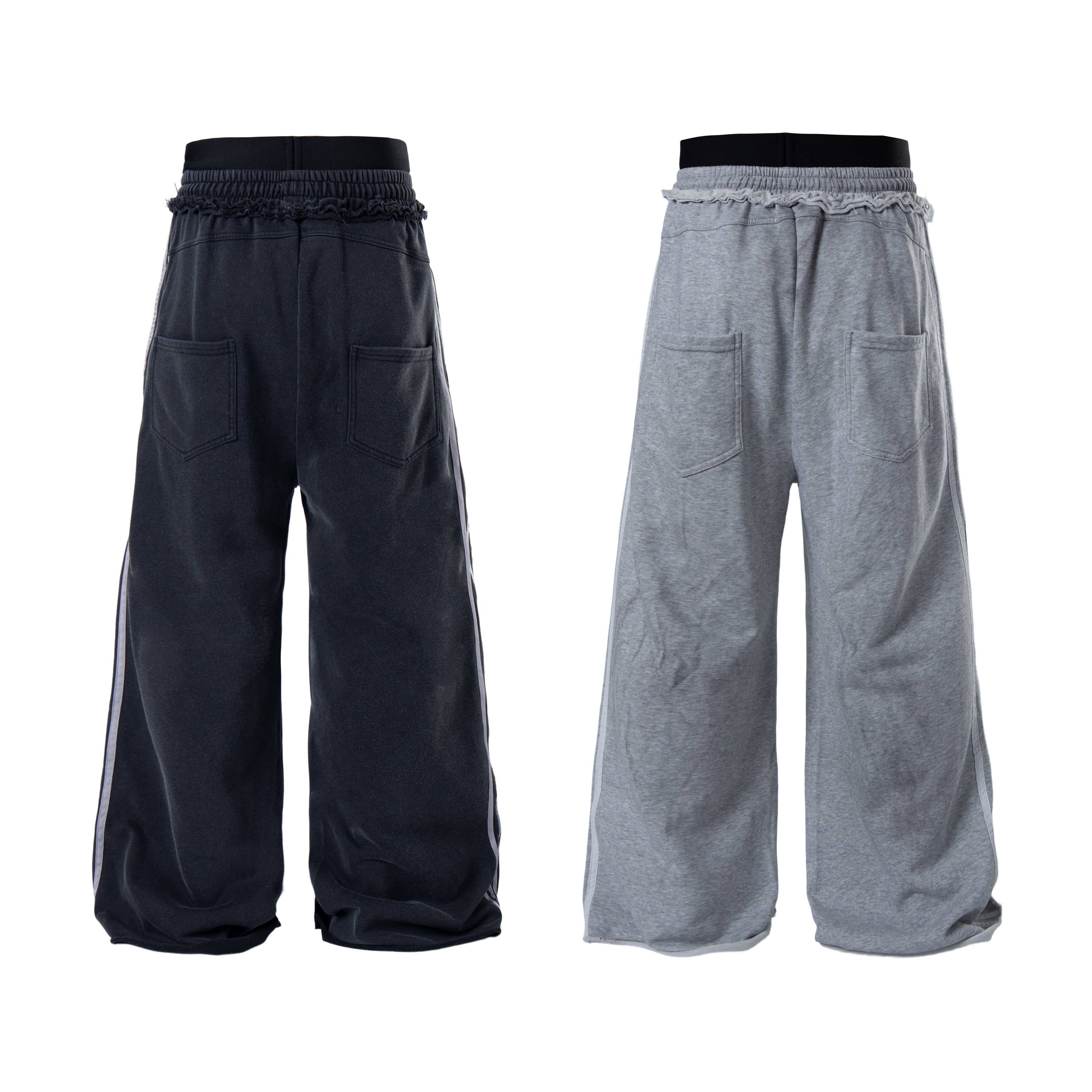 Script Graffiti Wide-Leg Sweatpants | Streetwear Joggers
