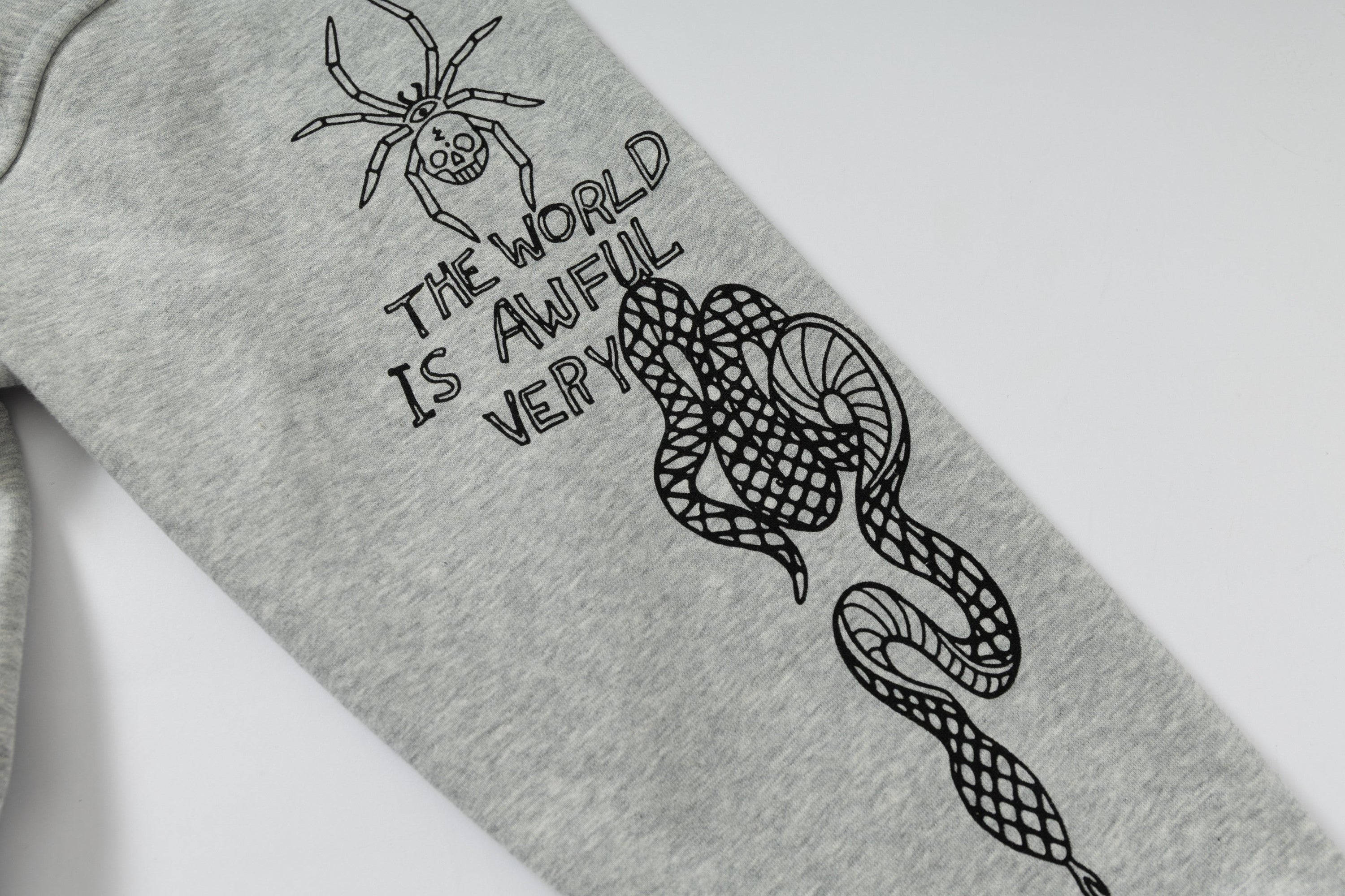 Omirad Doodle Graphic Zip Hoodie | Streetwear Statement