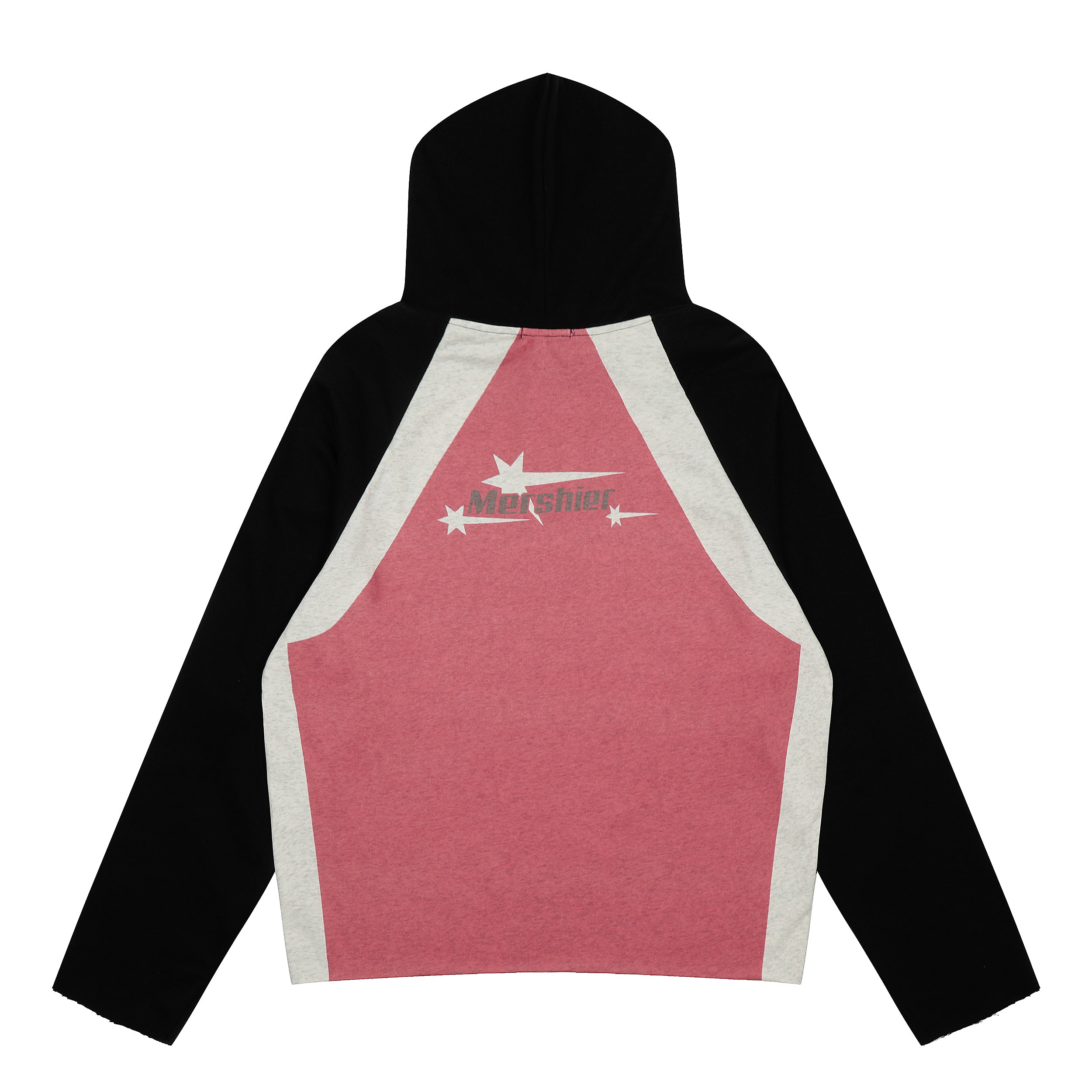 Colorblock Varsity Raglan Hoodie | Retro Sport Street Style
