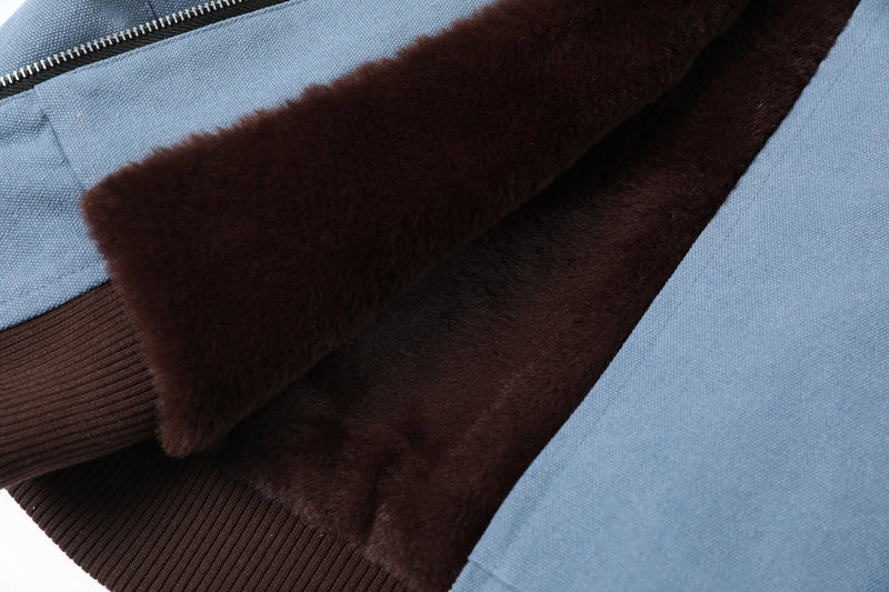 Omirad Essential Fur-Lined Zip-Up Hoodie | Street-Casual Warmth