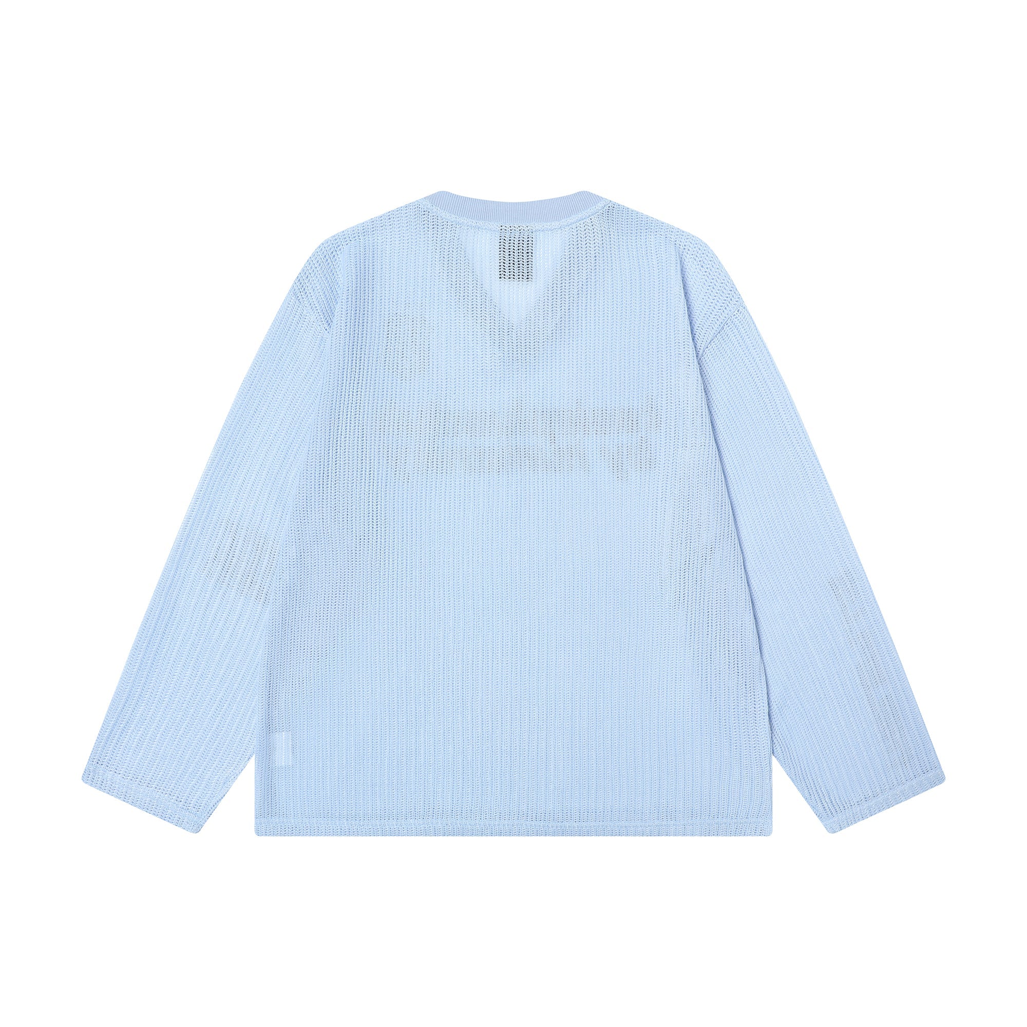 Varsity Mesh V-Neck Long Sleeve Tee | Sport-Street Style