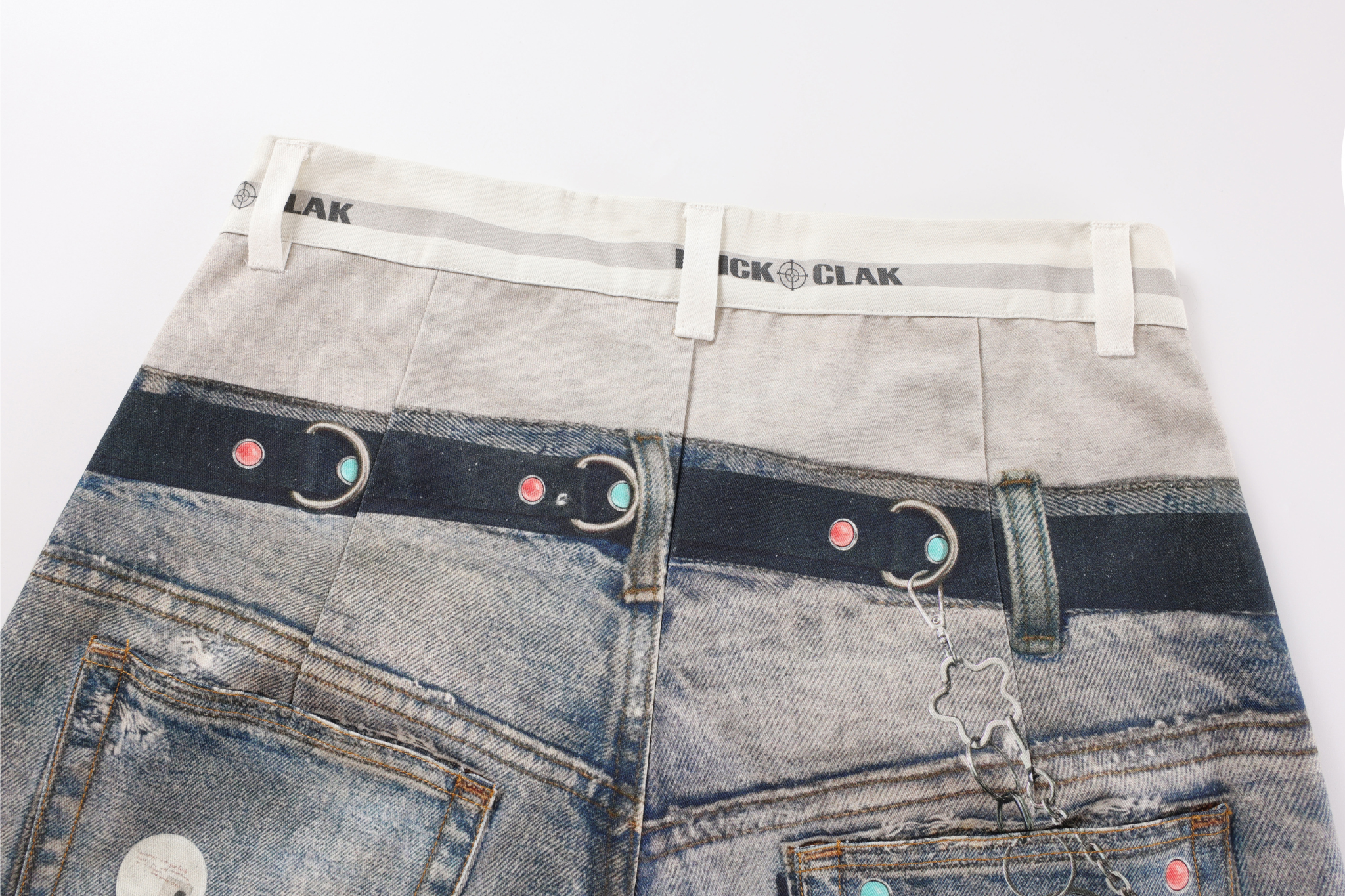 Omirad Vintage Patchwork Barrel Jeans | Y2K Distressed Denim