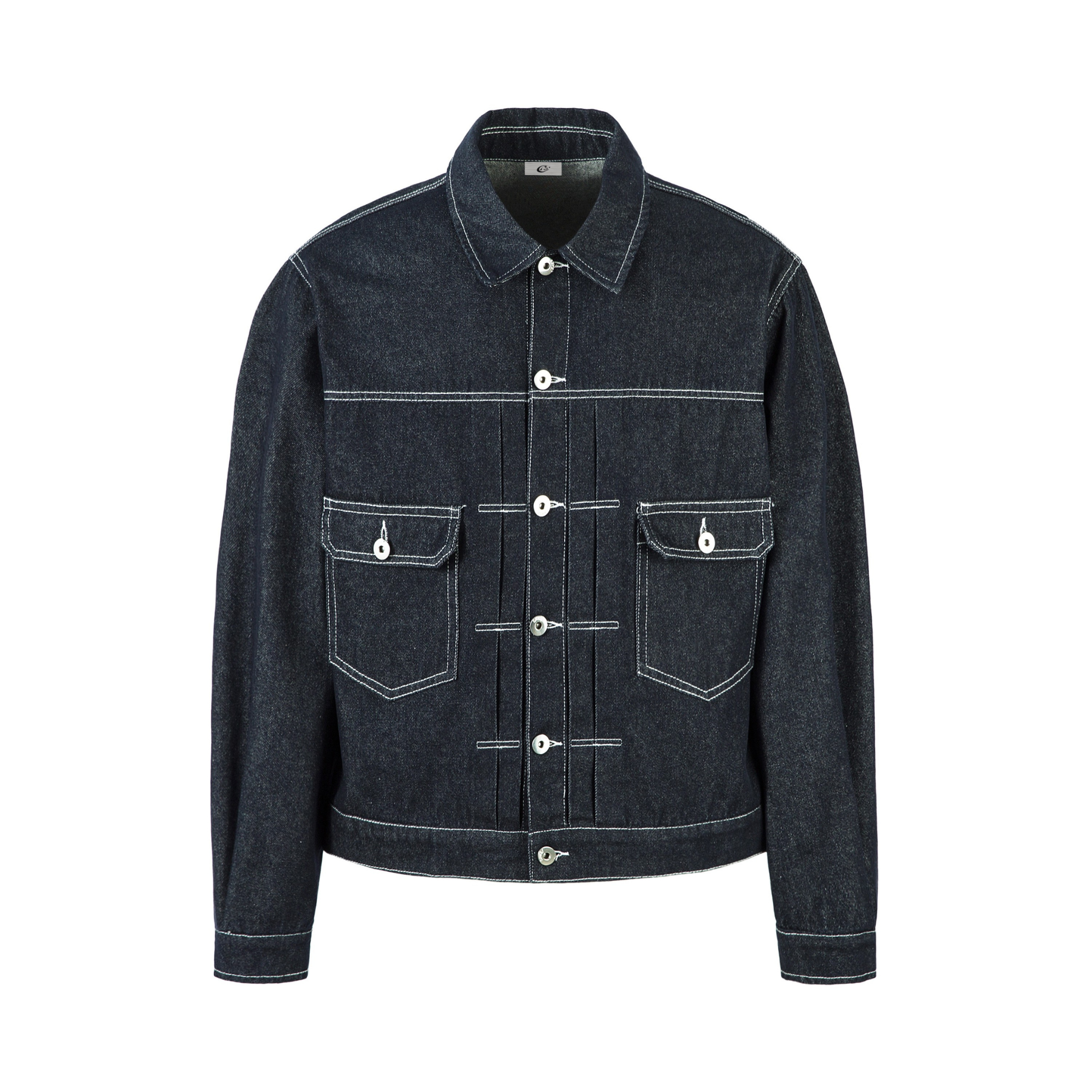 Omirad Contrast Stitch Denim Jacket | 100% Cotton