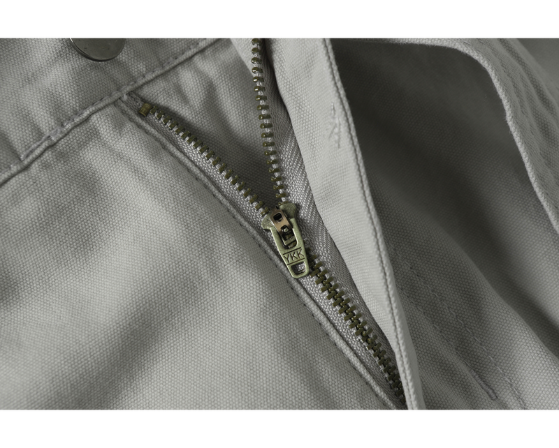 Wide-Leg Multi-Pocket Cargo Pants with Adjustable Hem