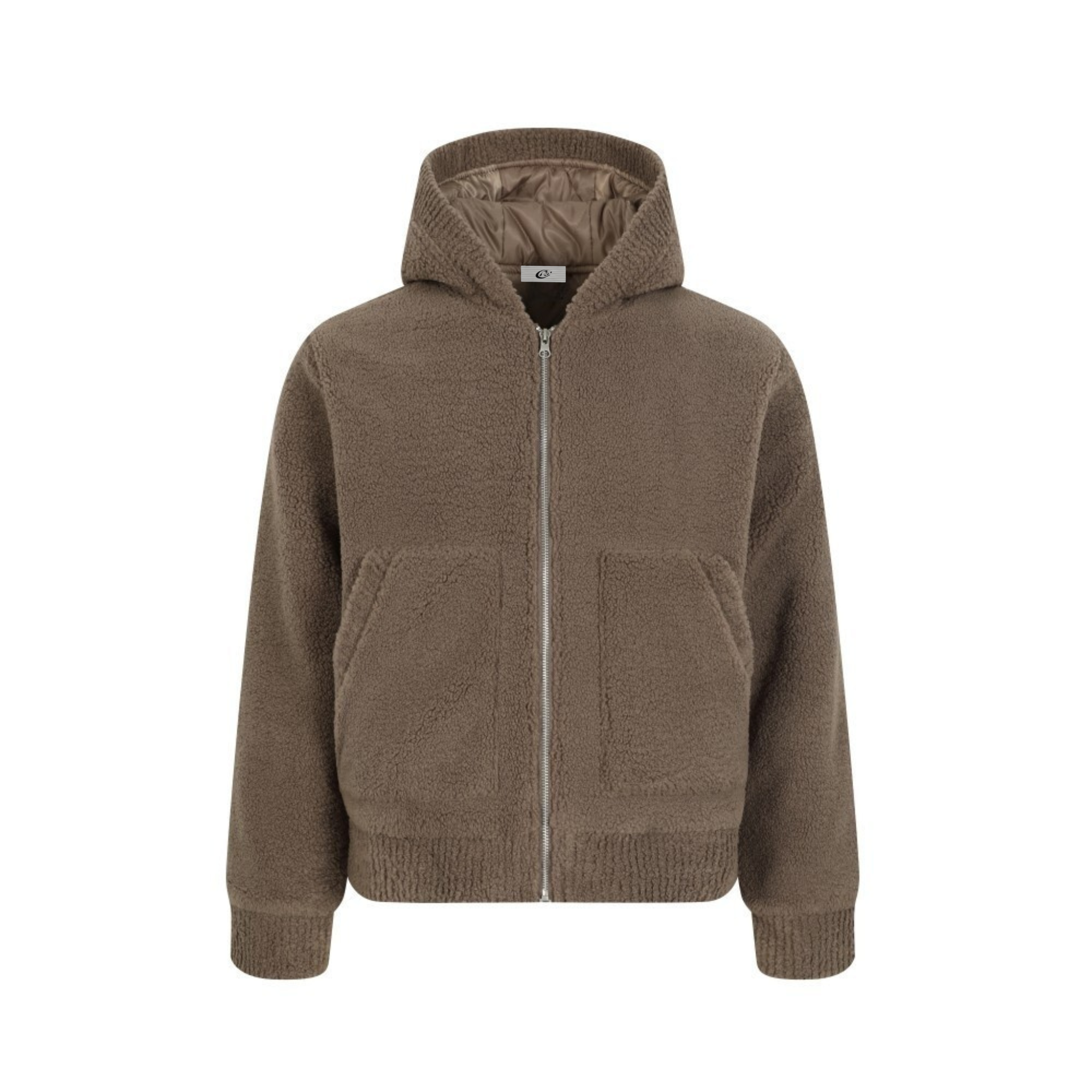 Omirad Teddy Fleece Hooded Jacket | Plush Zip-Up Hoodie