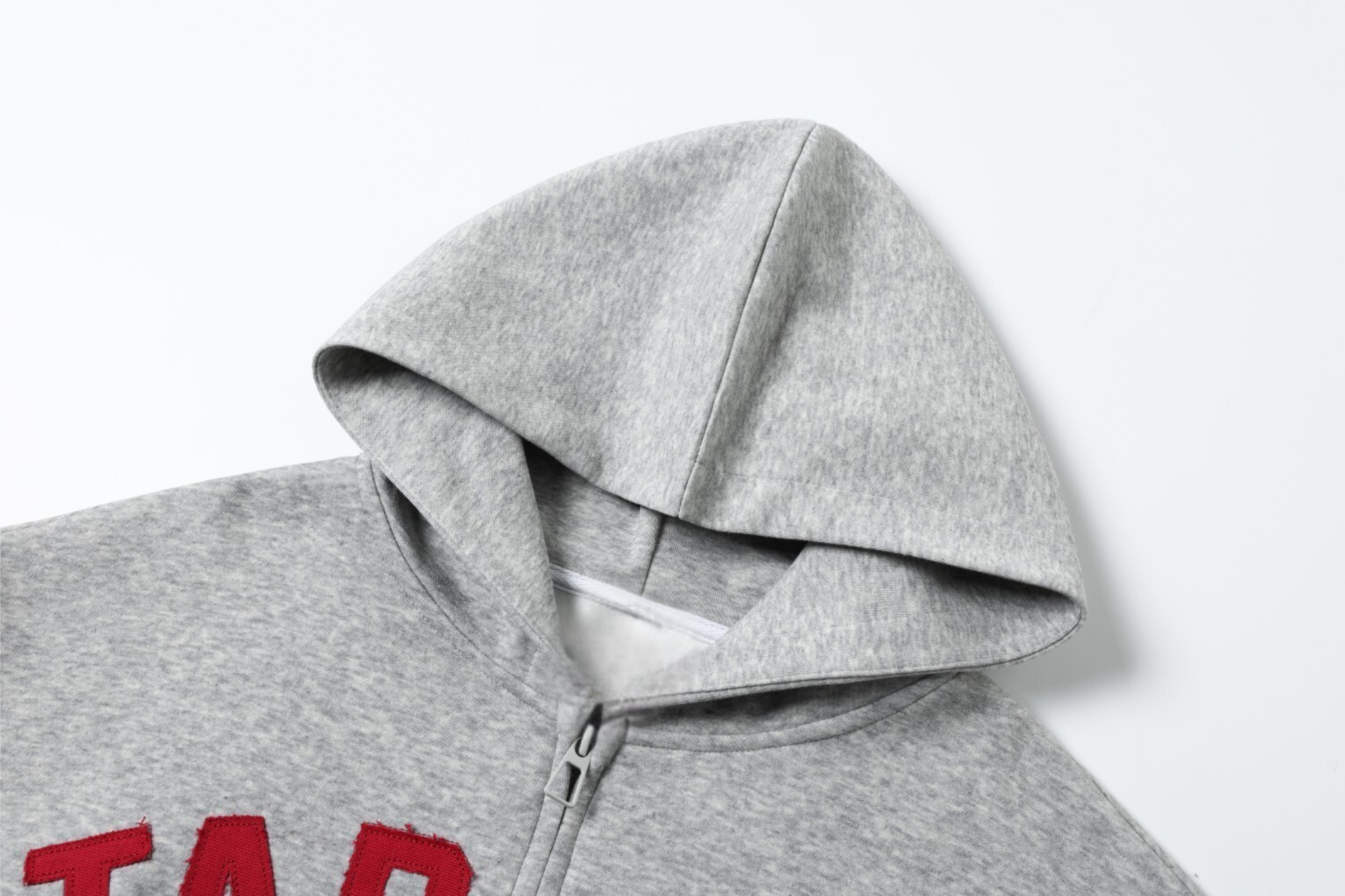 Omirad Zip-Up Graphic Hoodie | Varsity Skeleton Rider