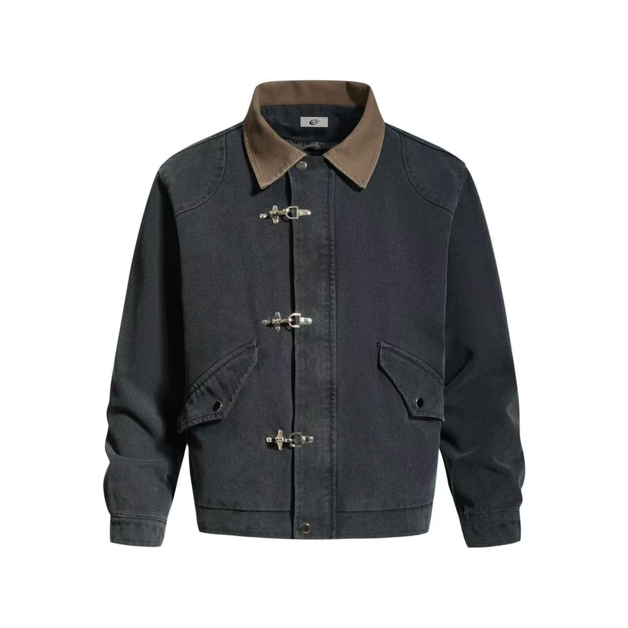 Omirad Classic Toggle Work Jacket | Cropped Utility Jacket