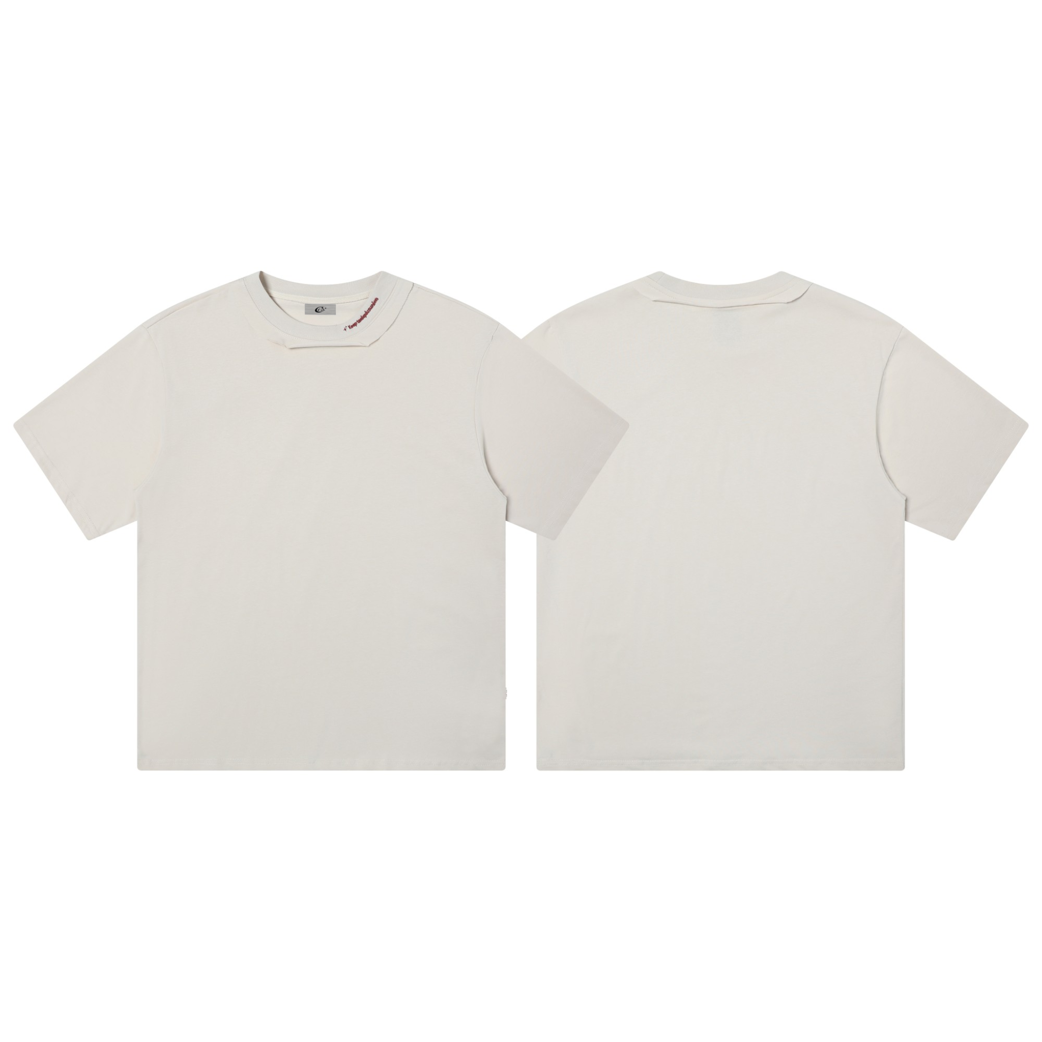 Omirad Deconstructed Collar Tee | Minimalist Streetwear