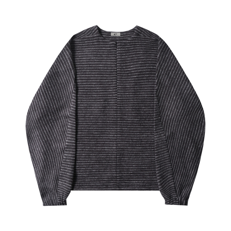 Striped Oversized Long Sleeve Shirt | Relaxed Fit