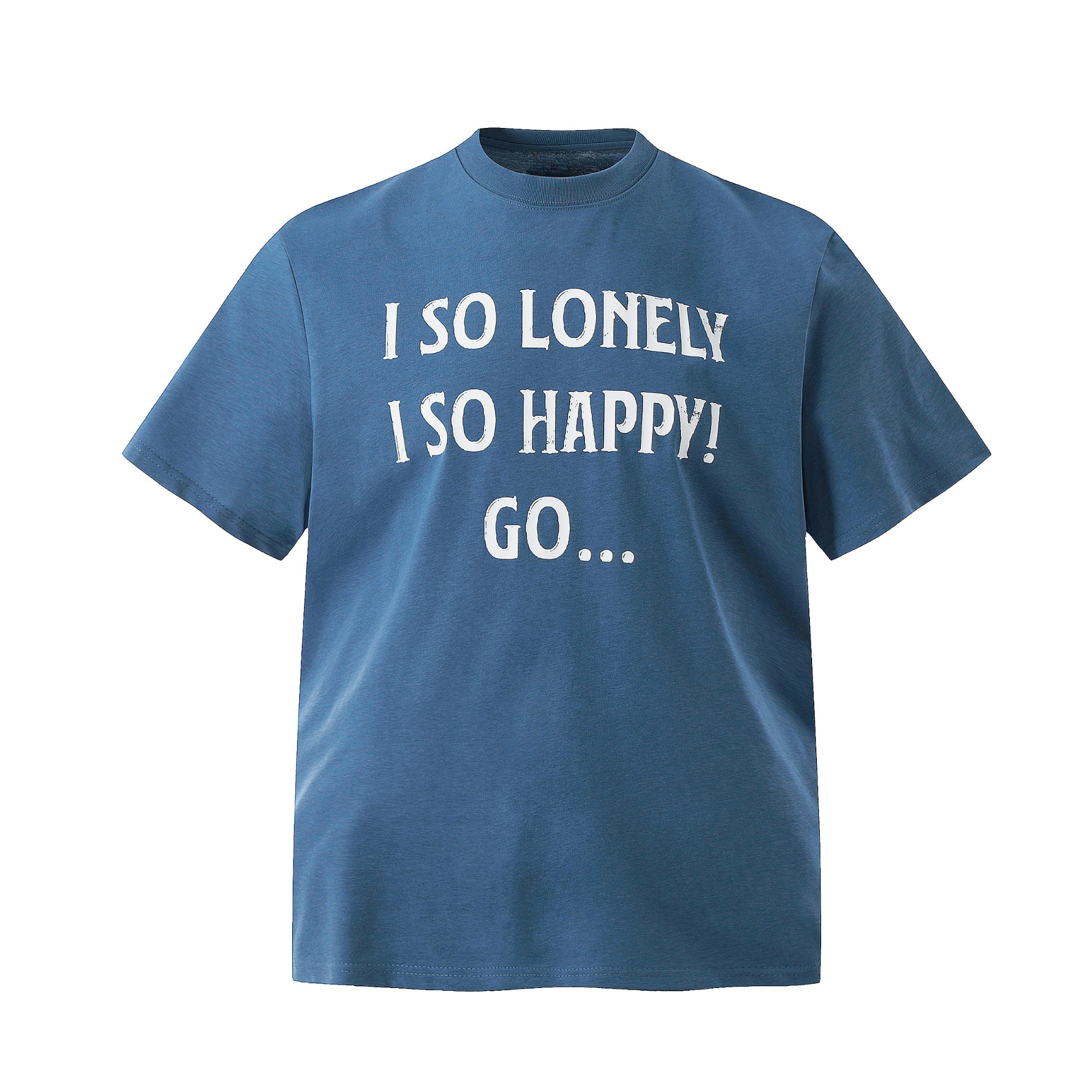 Omirad Lonely Happy Oversized Graphic T-Shirt | Front & Back Print