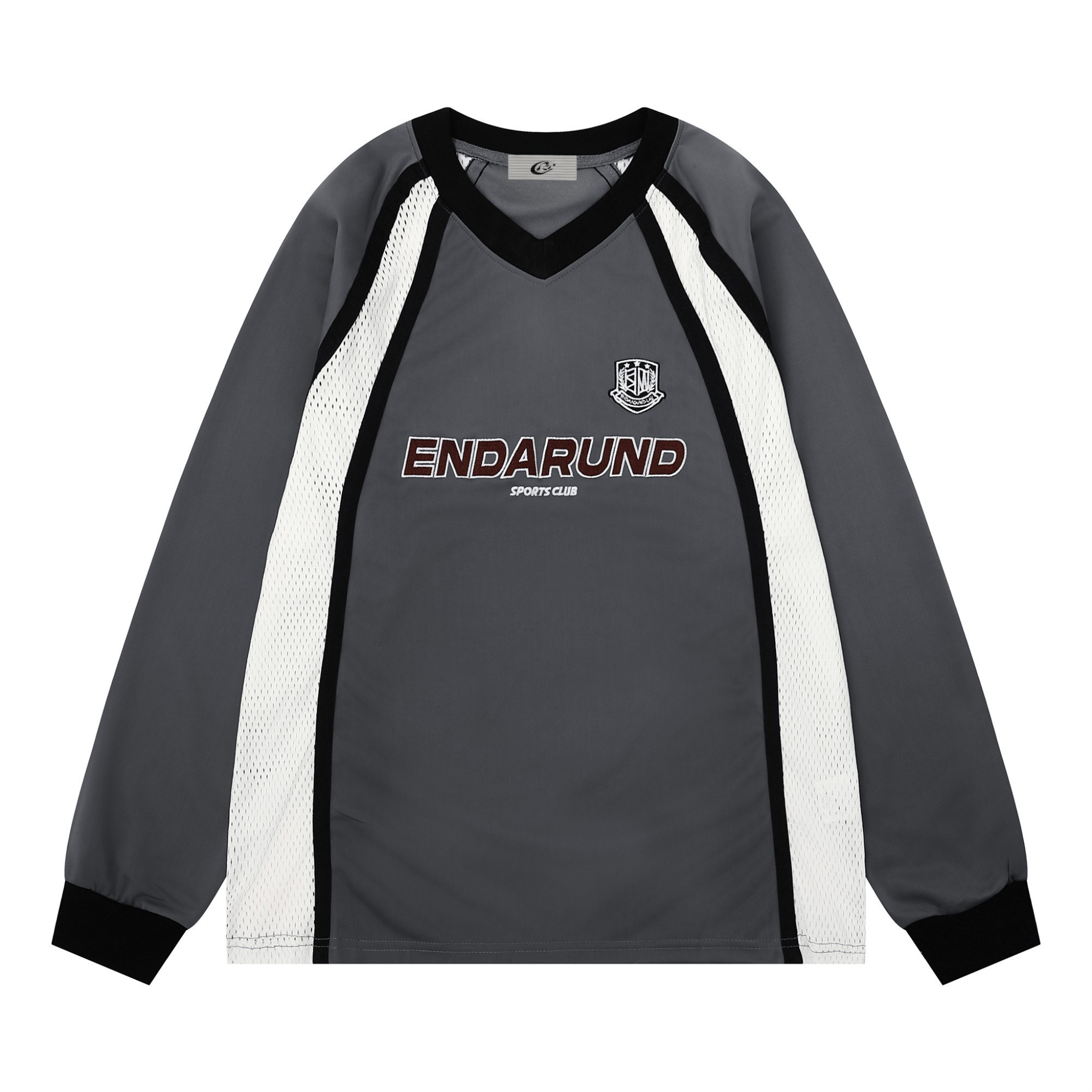 ENDARUND Retro Football Mesh Long Sleeve Top | Sports Club
