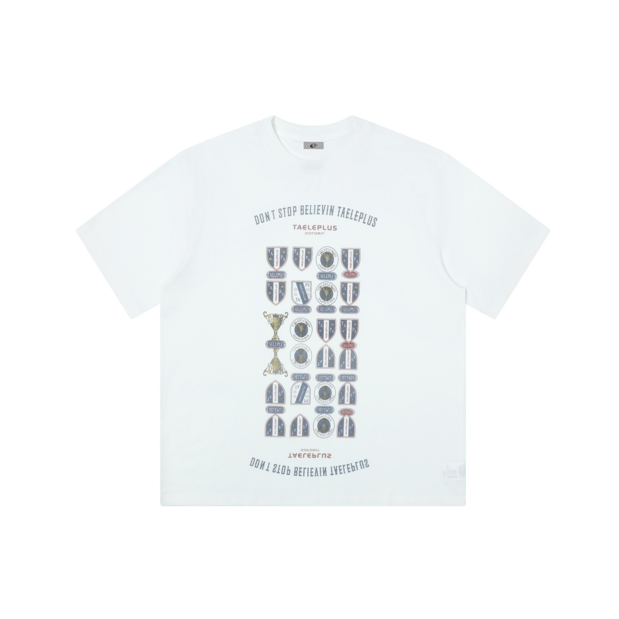 Don't Stop Believin Trophy Graphic Tee | Vintage Streetwear