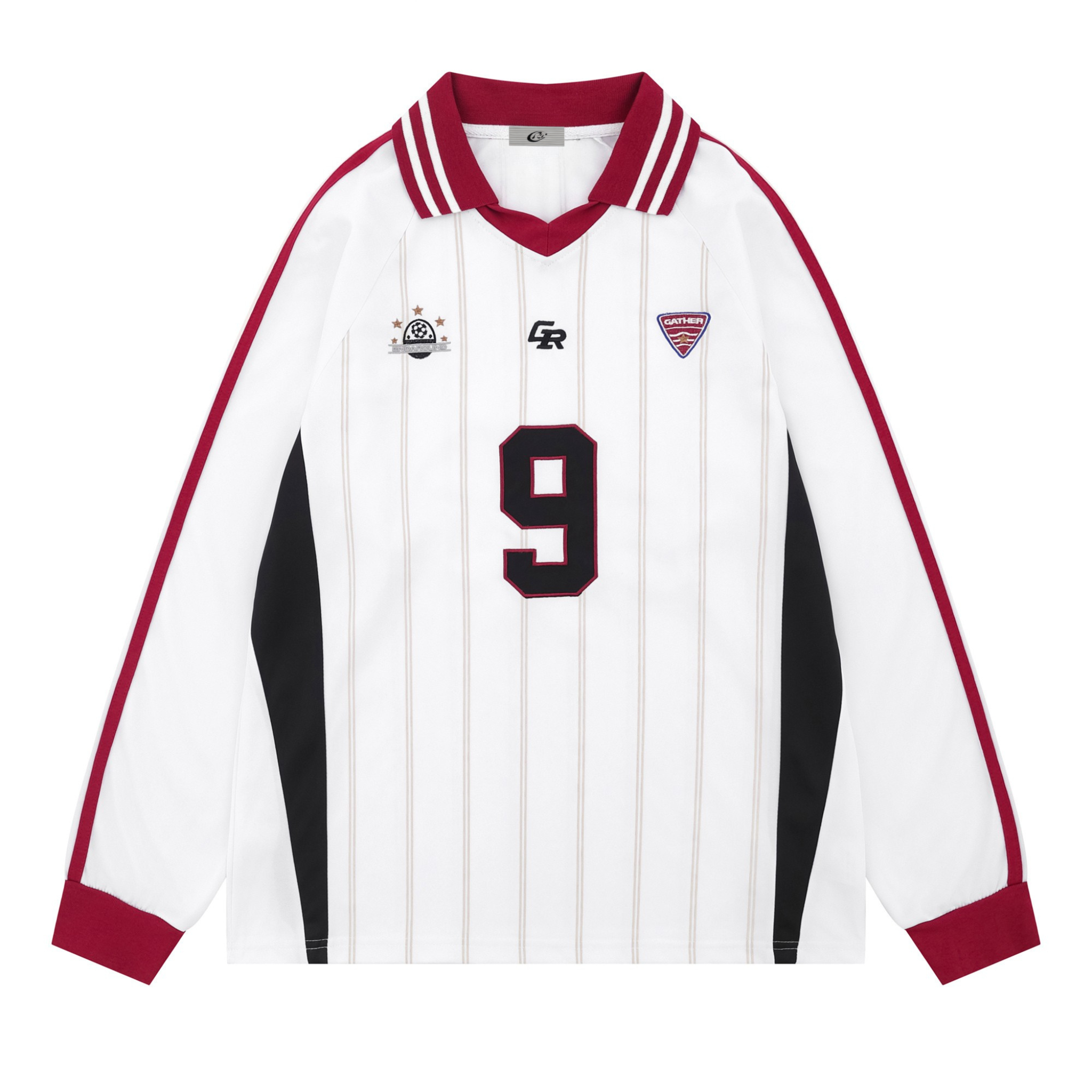Pinstripe Heritage Soccer Jersey | Retro Football Streetwear