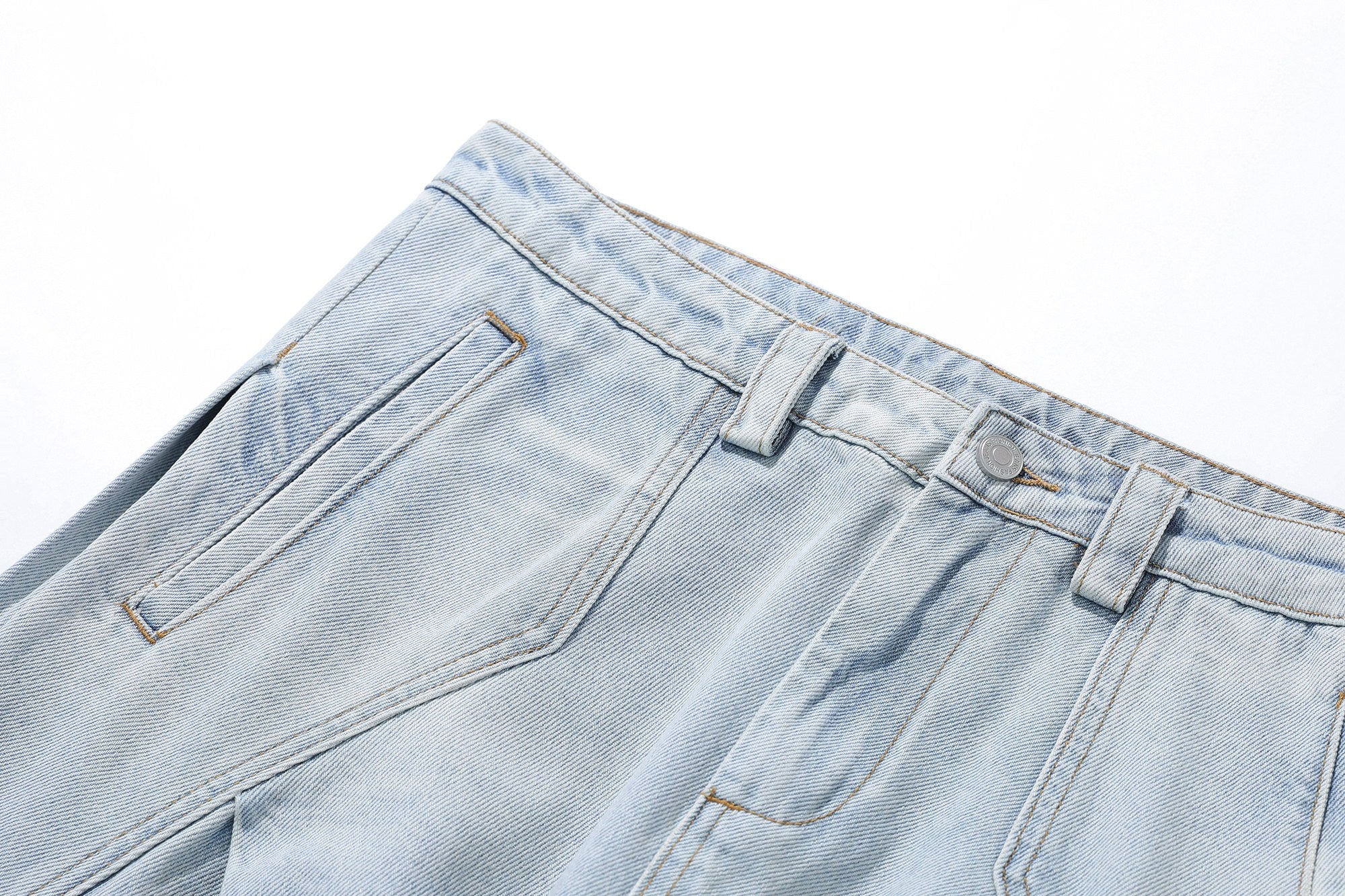 Omirad Ice Fade Panel Denim | Wide-Leg Balloon Fit Jeans