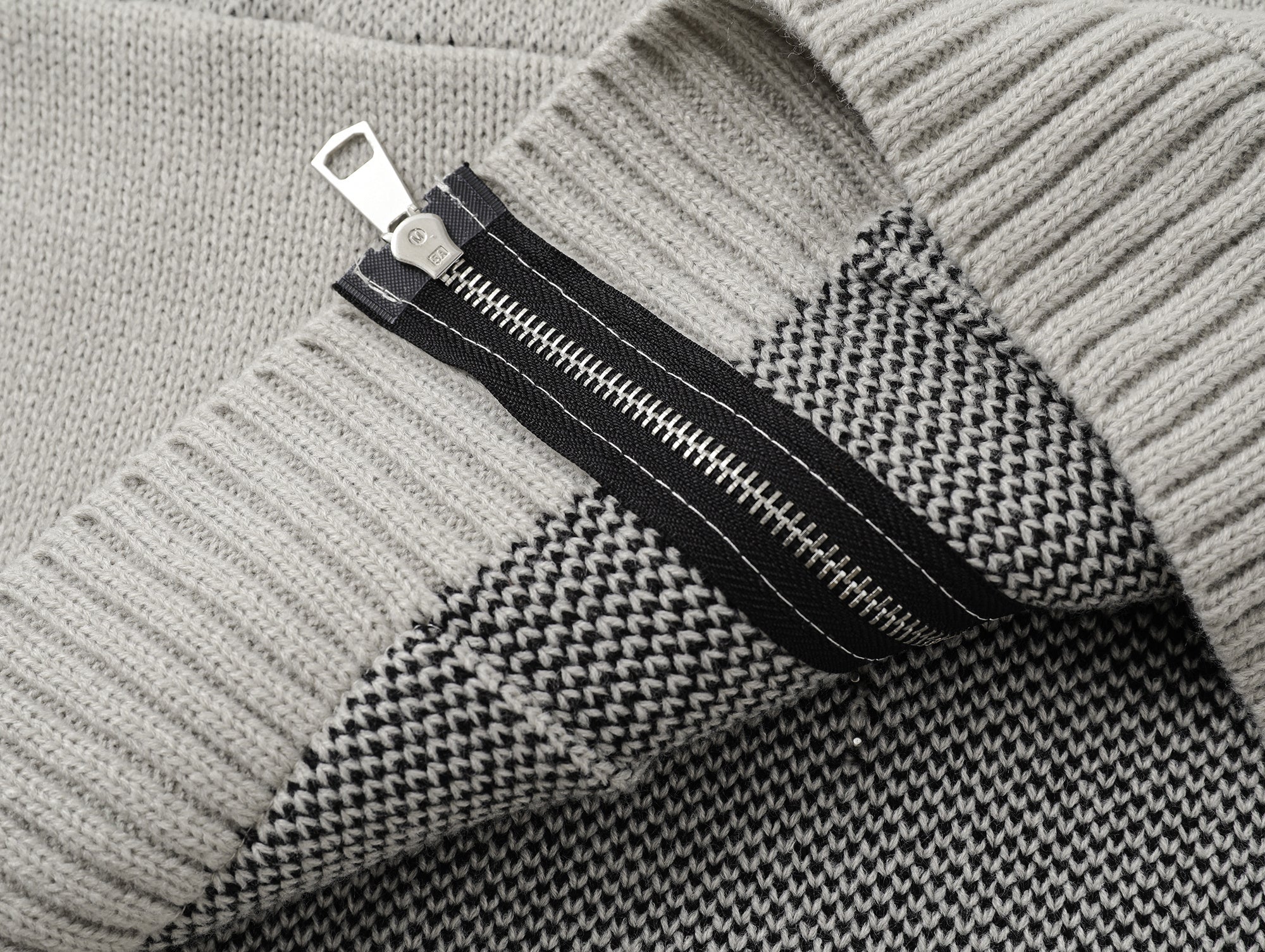 Omirad Eye Vision Knit Zip Cardigan | Streetwear Sweater