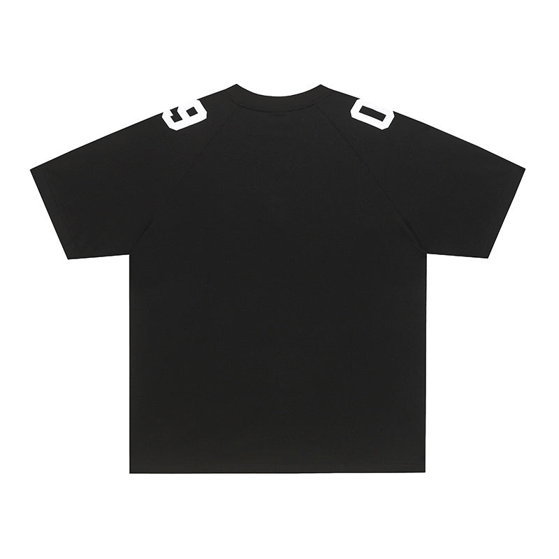 Men's Football-Inspired Stripe Cotton Jersey | MADEGPSR