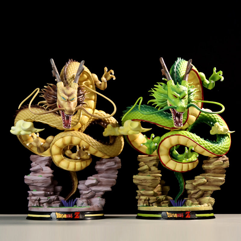 Shenron Dragon Z Figuras coleccionables: versiones verdes y doradas, 35 cm, 2.35 kg, detalle impresionante