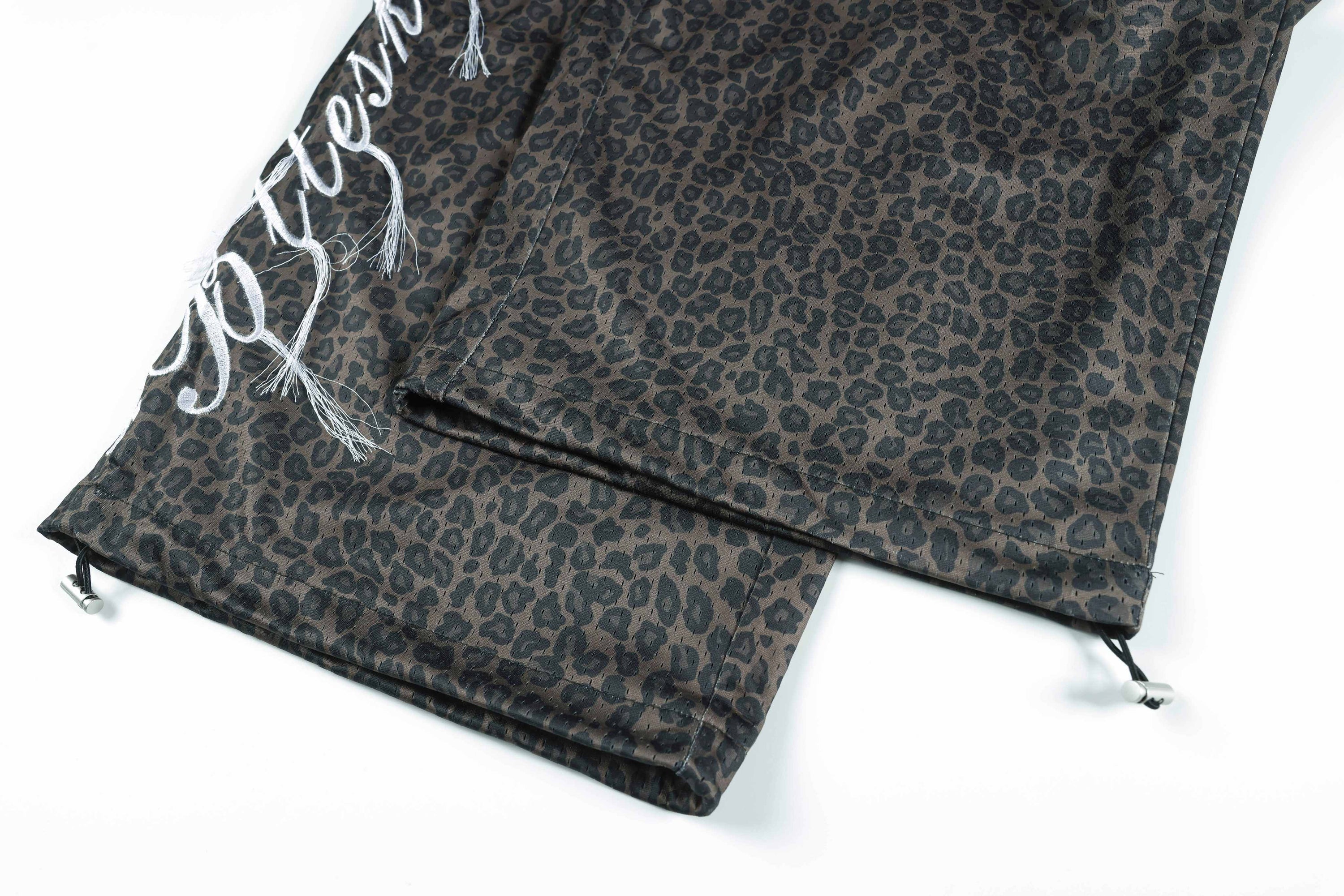 Omirad Leopard Wash Wide-Leg Sweatpants | Y2K Streetwear