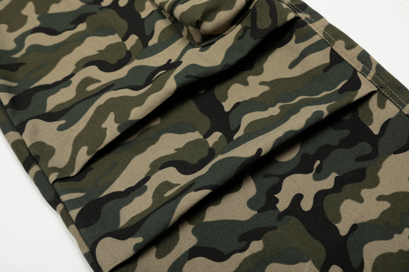 Omirad Camo Wide-Leg Cargo Pants | Y2K Streetwear Baggy Fit
