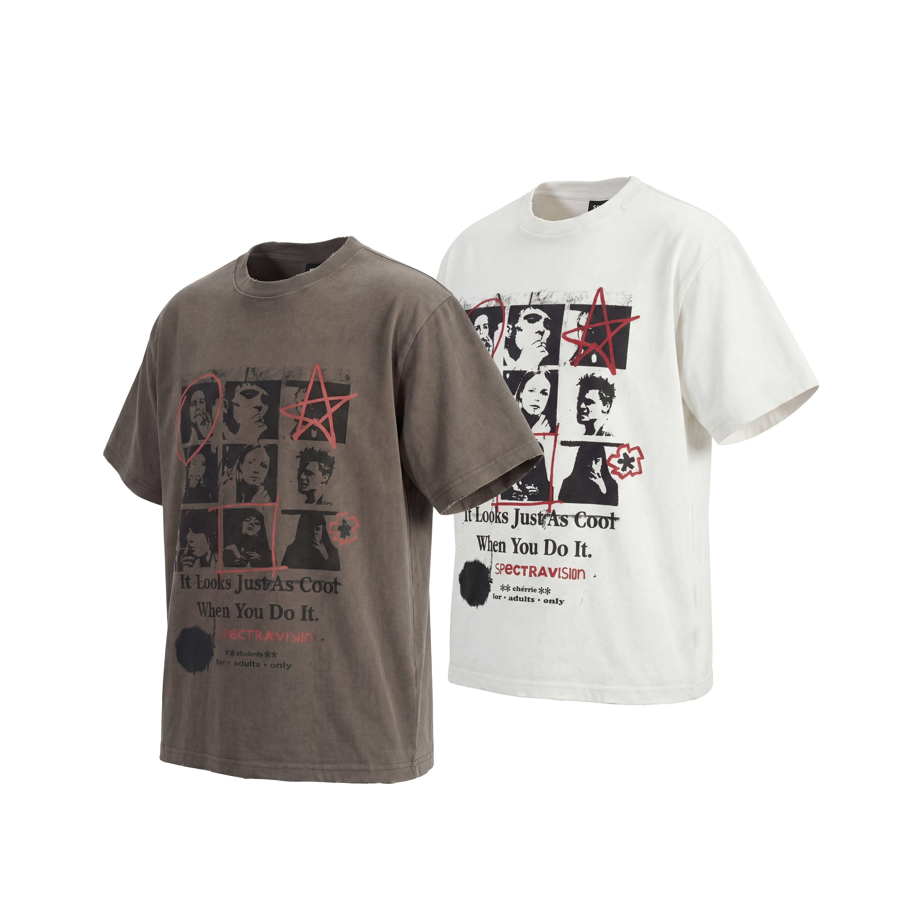 Vintage Collage Graphic Tee | Grunge Streetwear Cotton T-Shirt