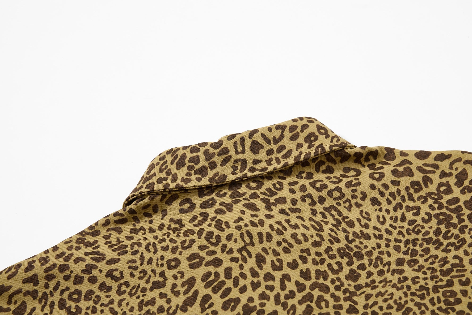 Mafa Vintage Leopard Print Polo Tee | Y2K Streetwear Shirt