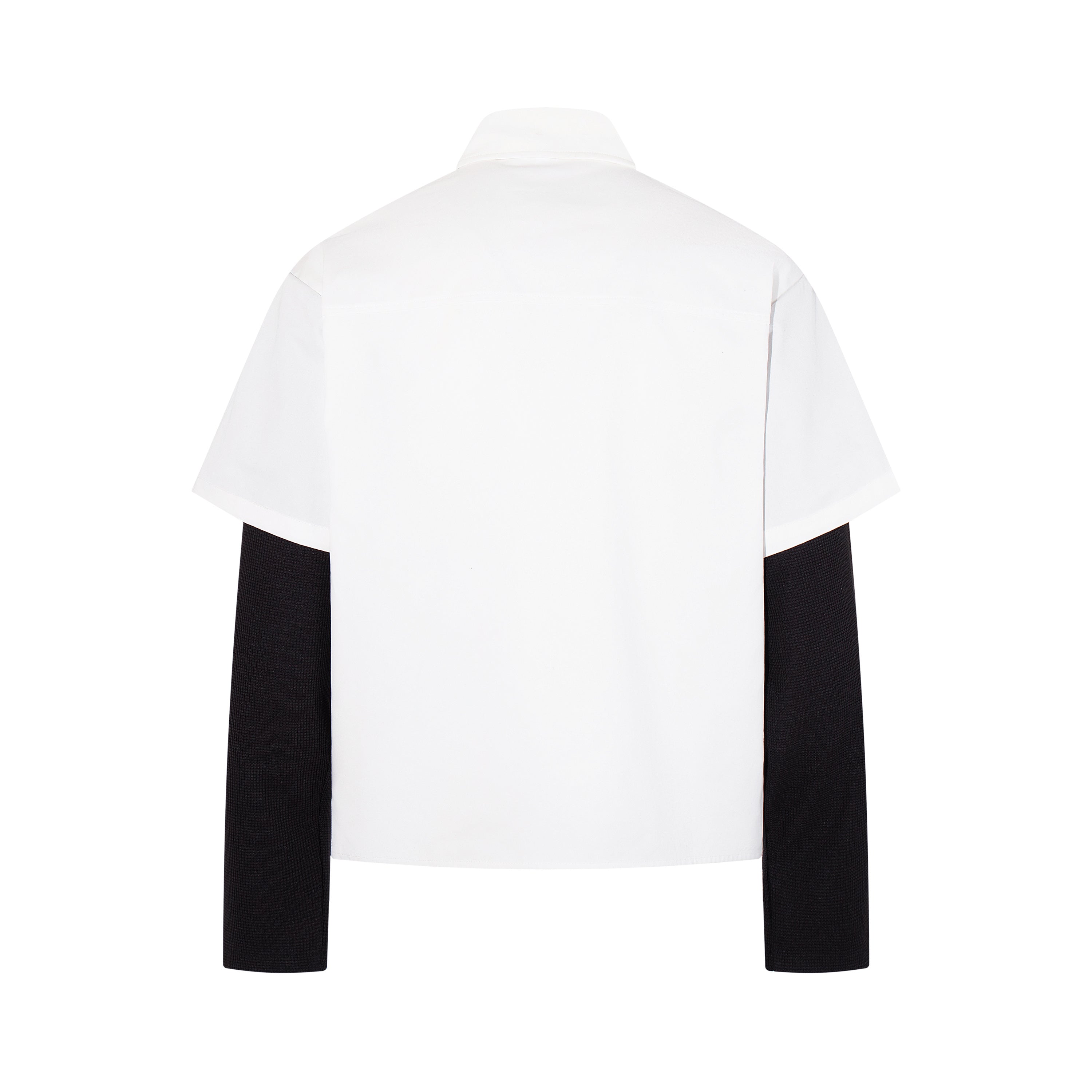 Omirad Tribal Flame Layered Shirt | Streetwear Button-Up