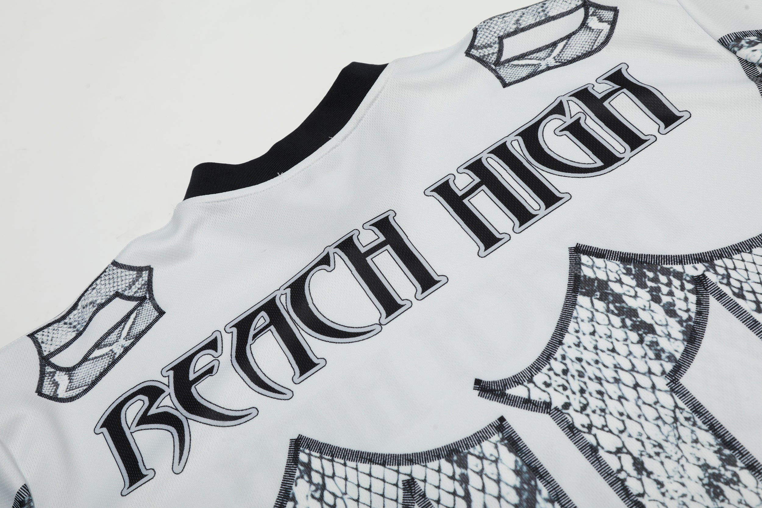 Omirad Reach High Snakeskin Gothic Jersey Tee | Streetwear