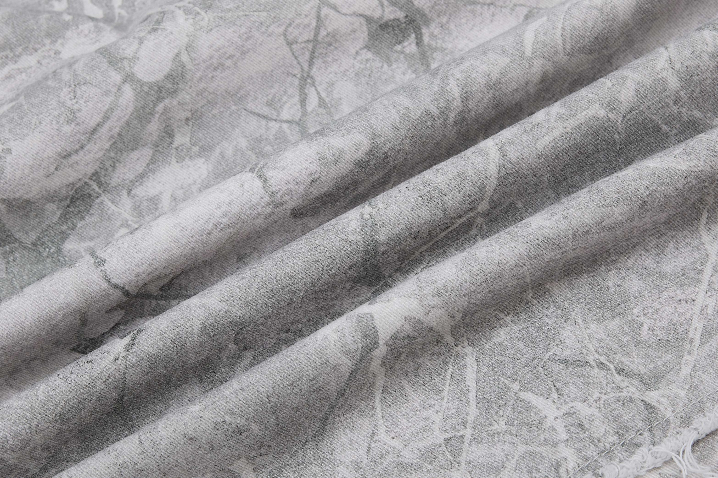 Washed Marble Wide-Leg Baggy Pants | Streetwear Denim