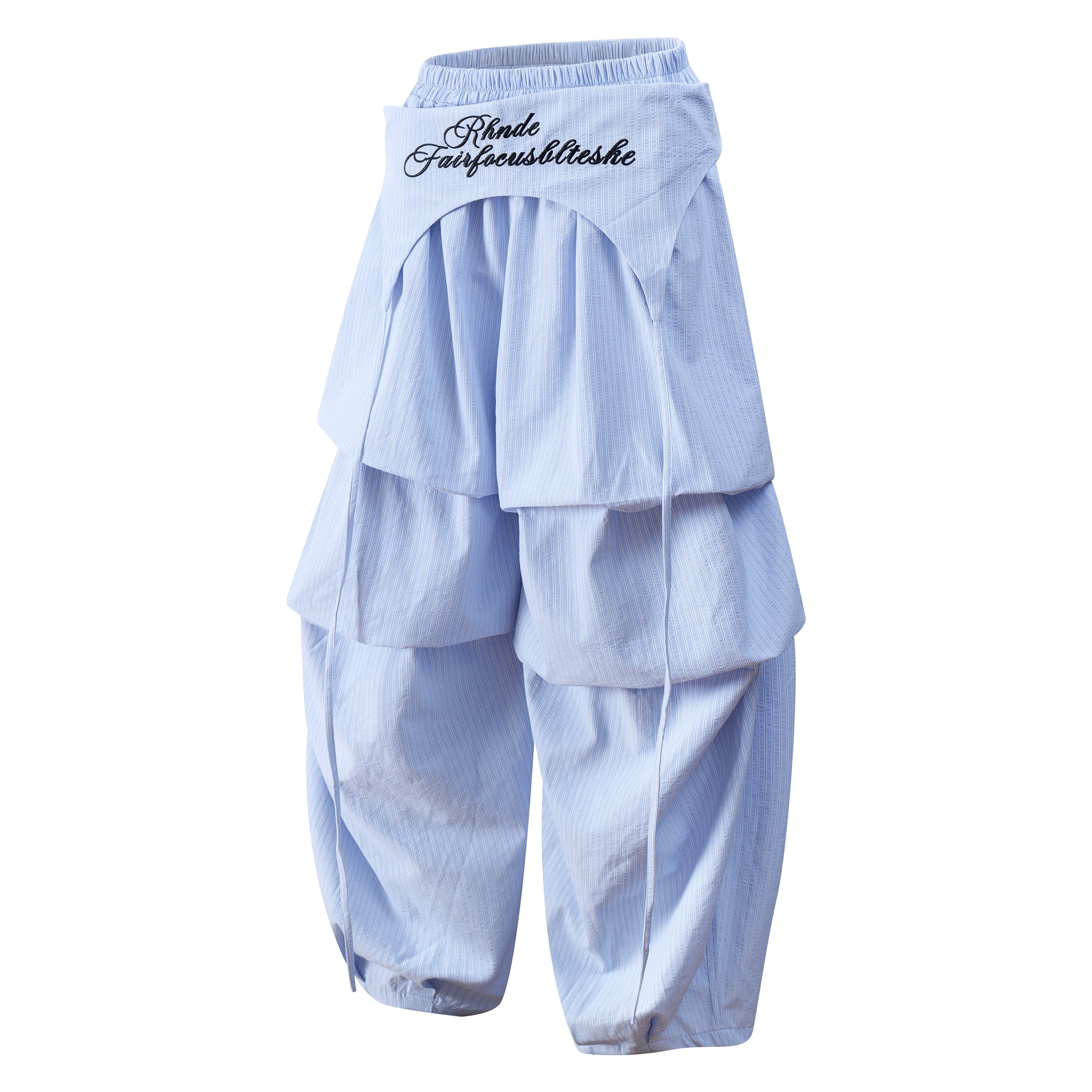 Fairfocus Layered Pleated Wide-Leg Pants | Streetwear
