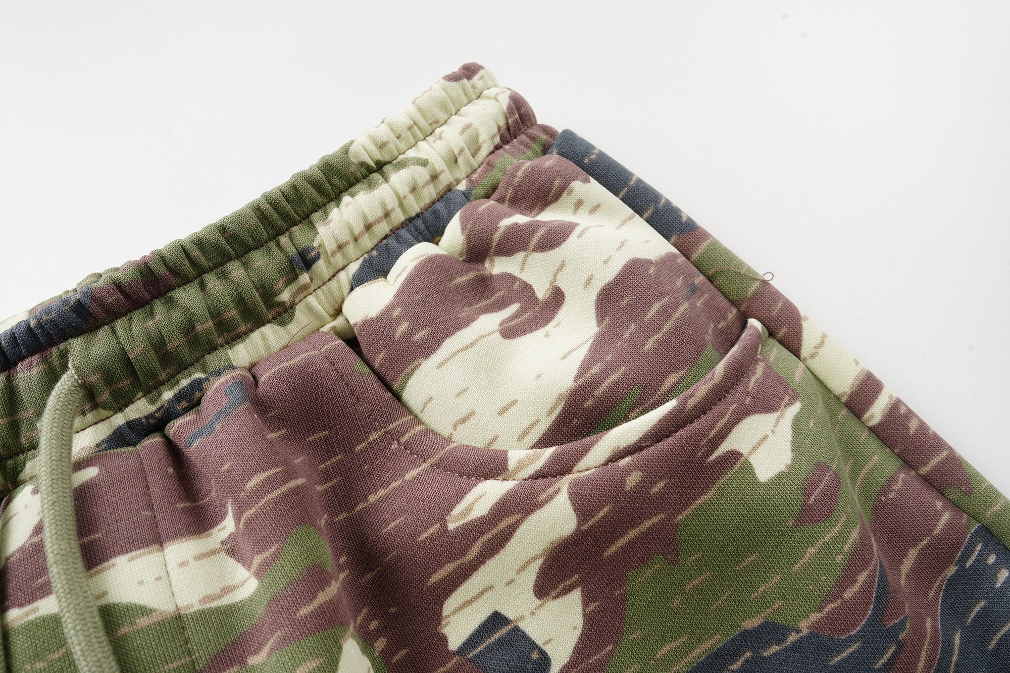 Vintage Camo Wide-Leg Lounge Pants | Oversized Streetwear