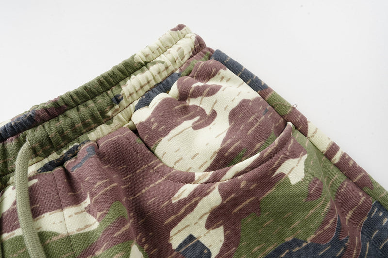Vintage Camo Wide-Leg Lounge Pants | Oversized Streetwear