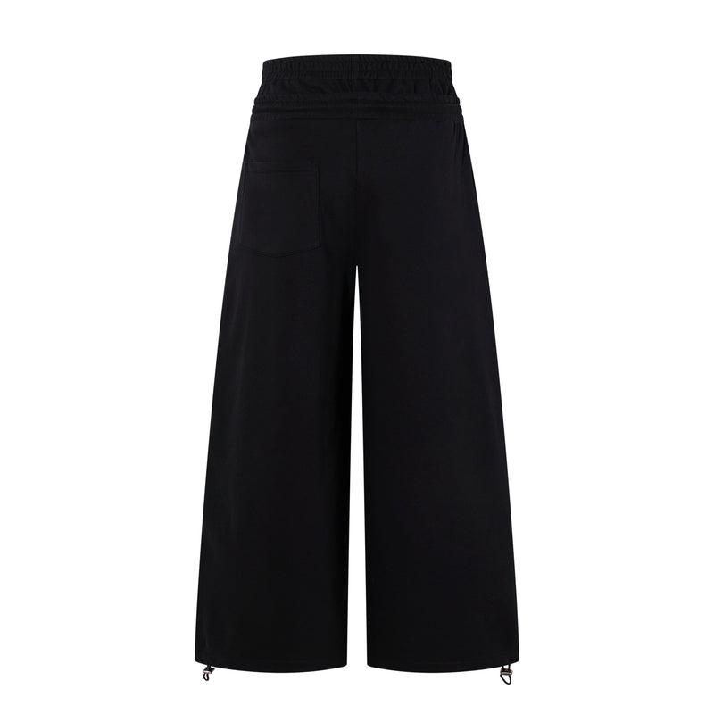 Omirad Star Zip Wide-Leg Sweatpants | Streetwear Joggers