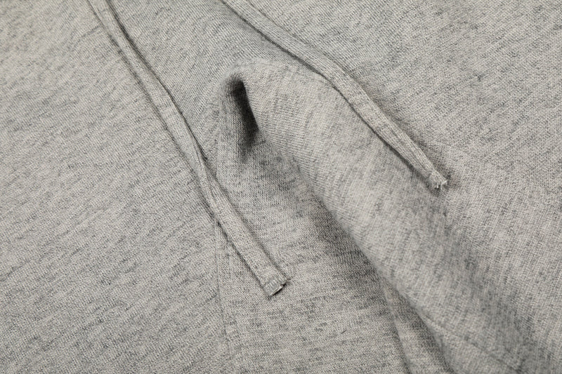 Layered Waist Wide-Leg Sweatpants | Contrast Check Panel